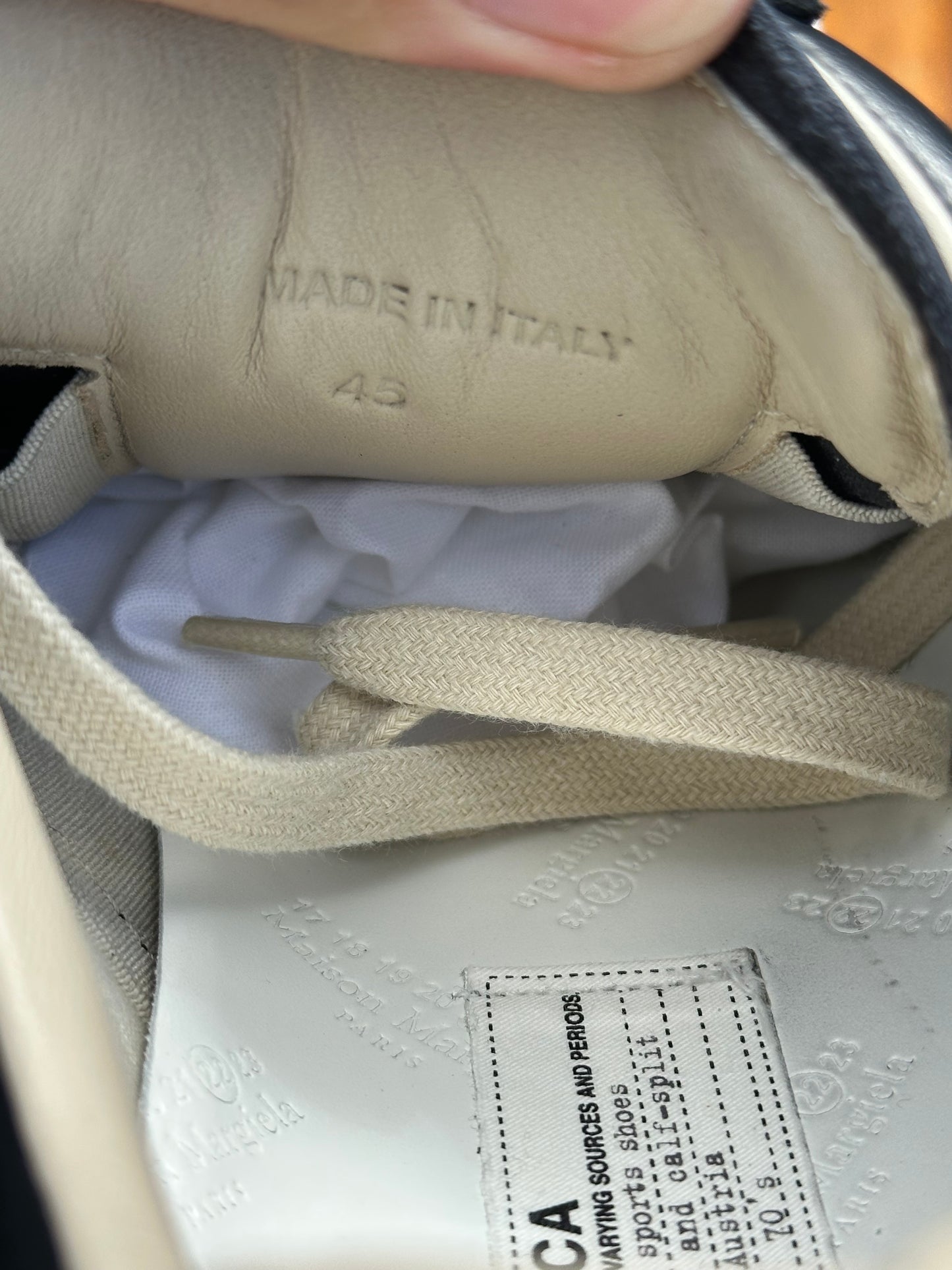 Maison Margiela SS2026 GAT Low Sneakers (EU45 / UK10 / US11)