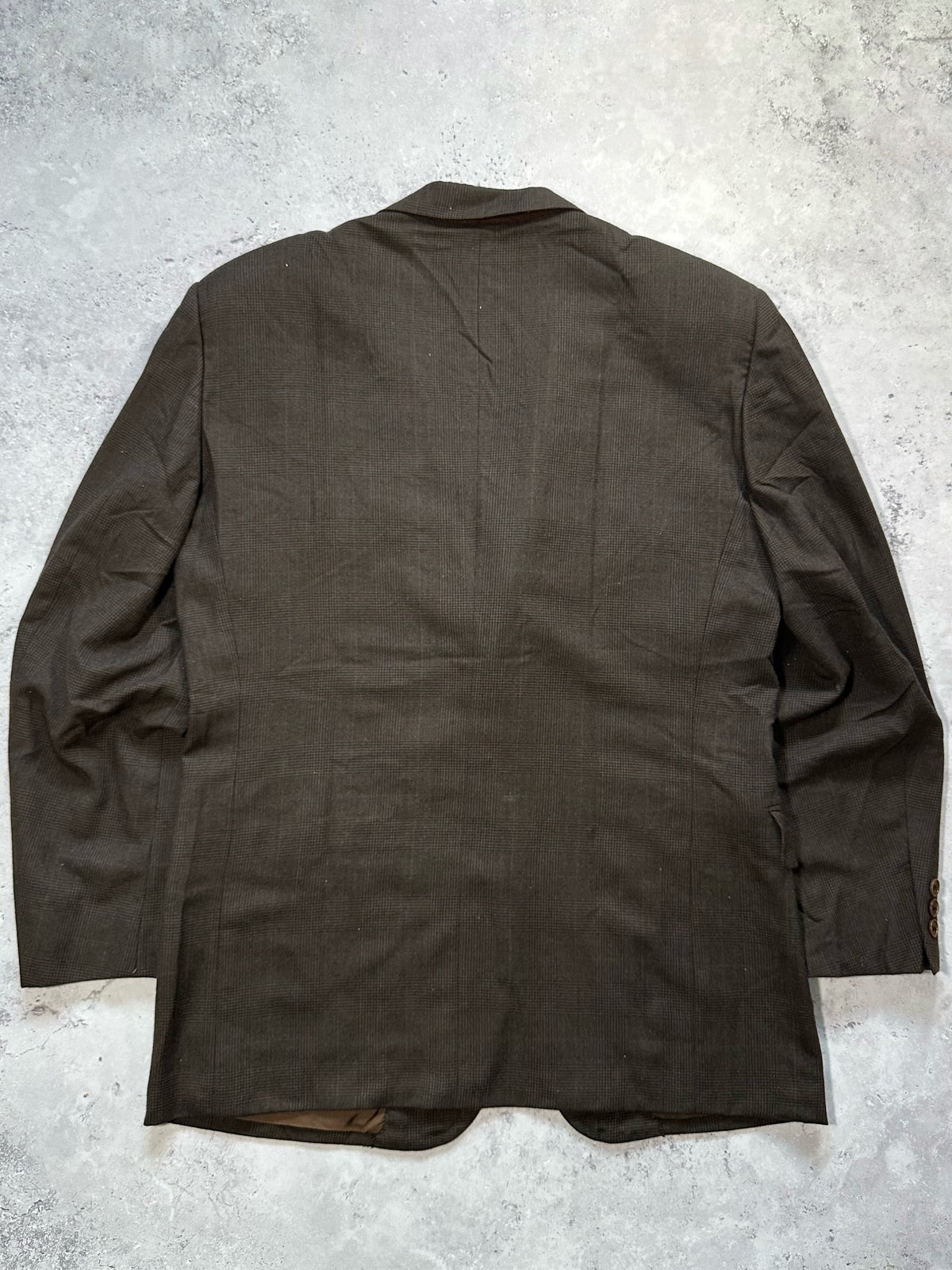 Issey Miyake 1980’s Plaid Gingham Blazer Jacket (50)