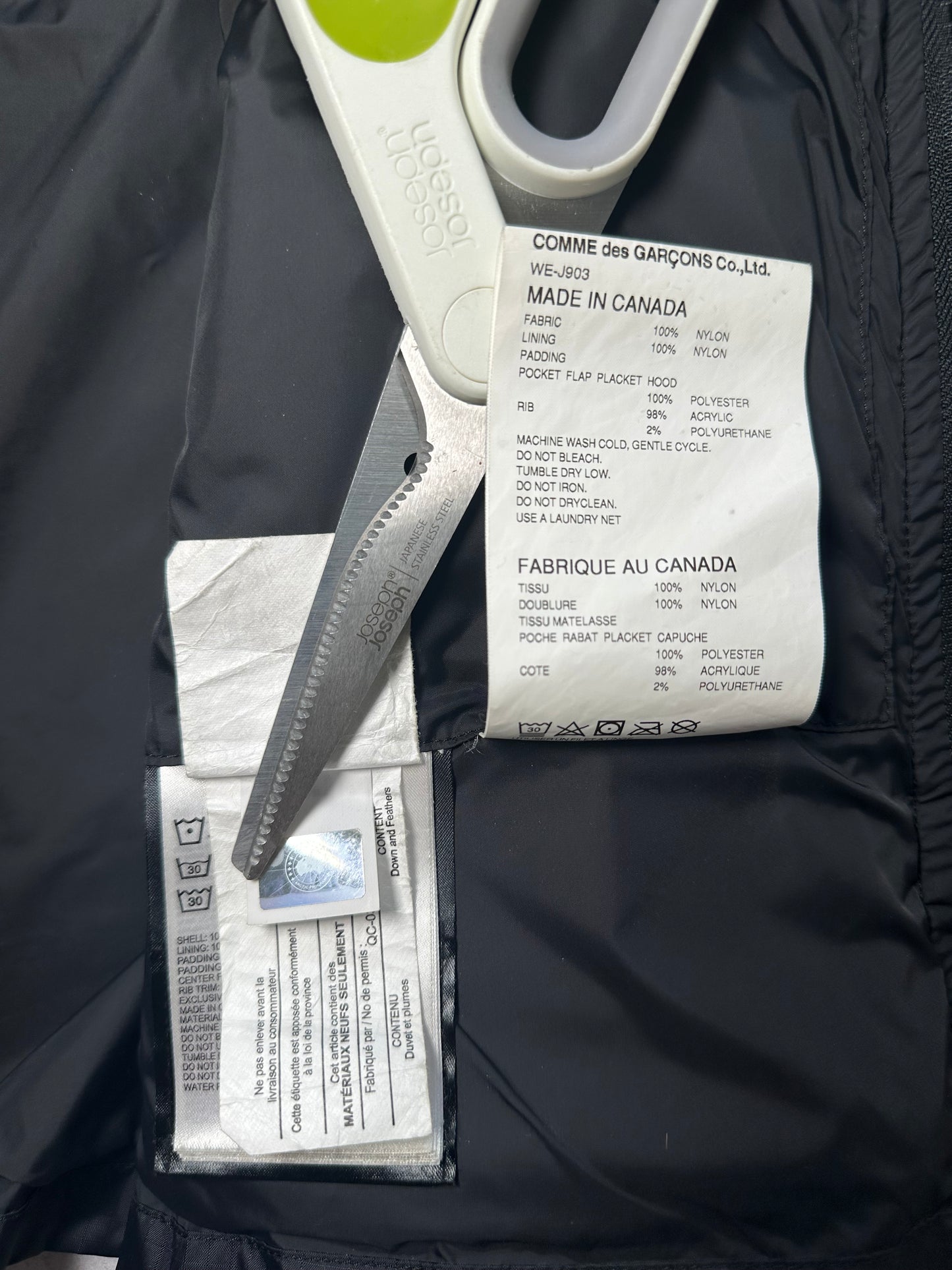 eYe Junya Watanabe Man Comme des Garçons x Canada Goose Utility Jacket