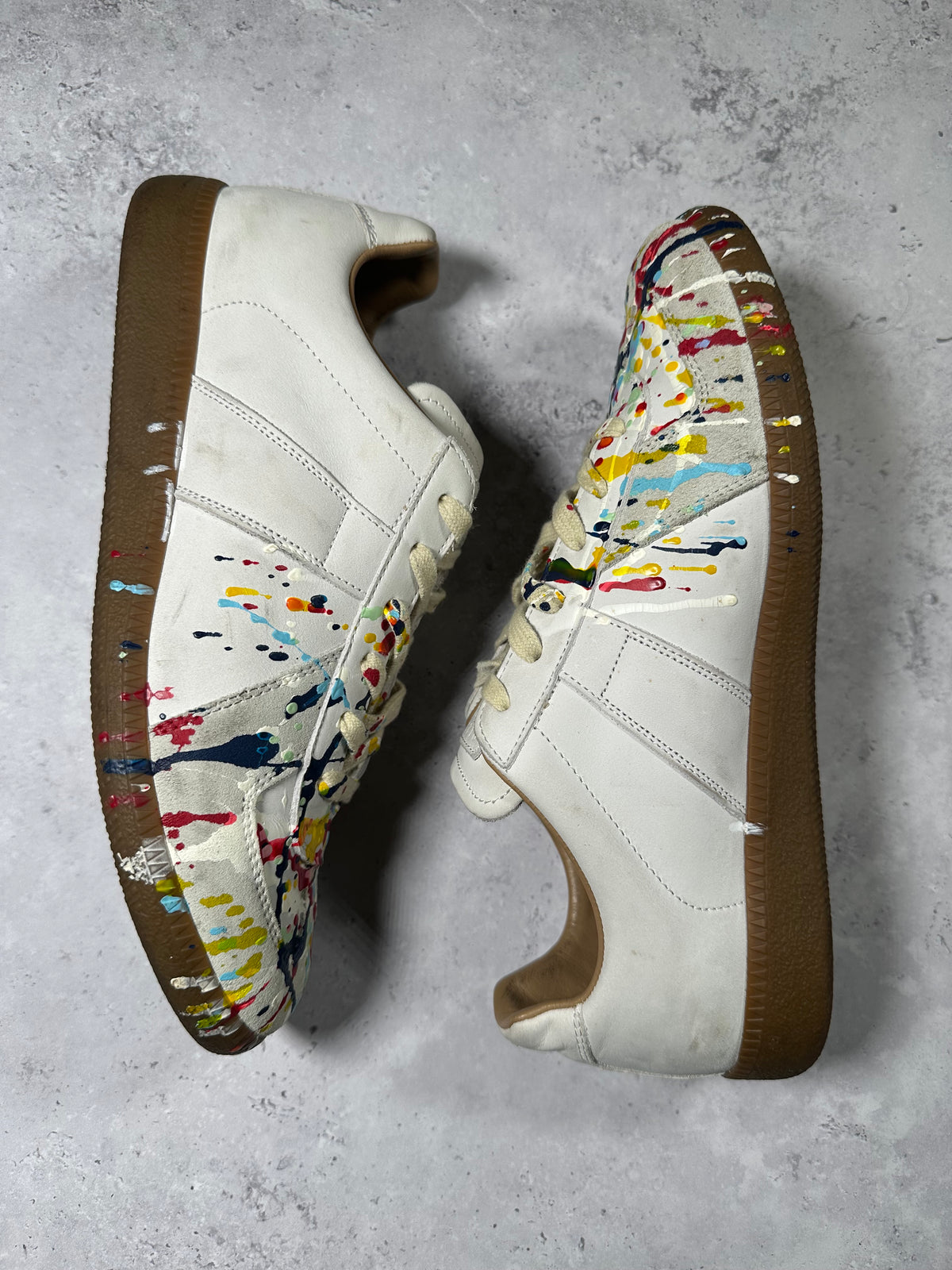 Maison Margiela Paint Splatter GAT Sneakers