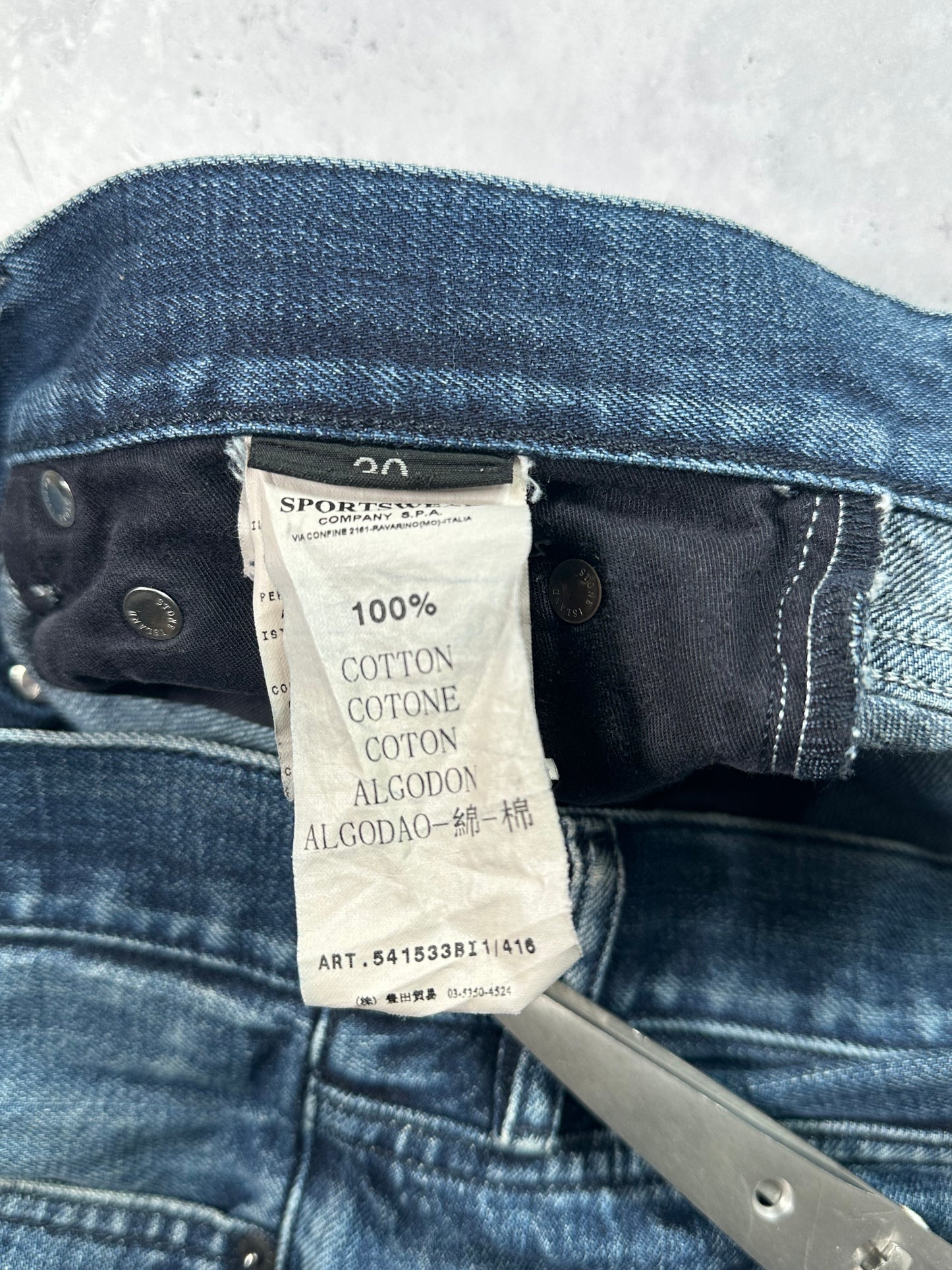 Stone Island 2011 RE-T Straight Fit Denim Jeans (W30-31 L33)