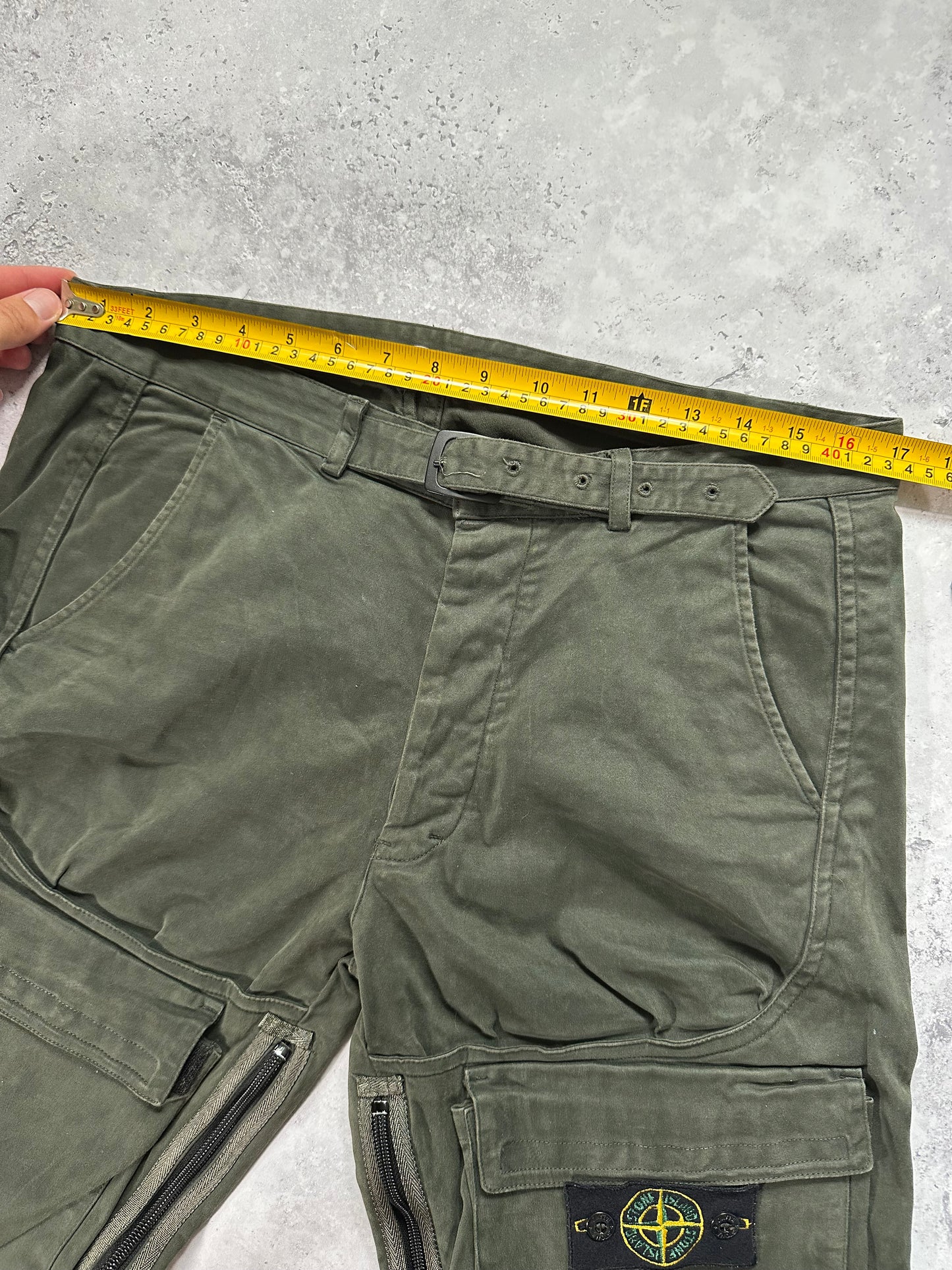 Stone Island AW2004 Convertible Zip Multipocket Cargos Trousers (W32-33 L30)