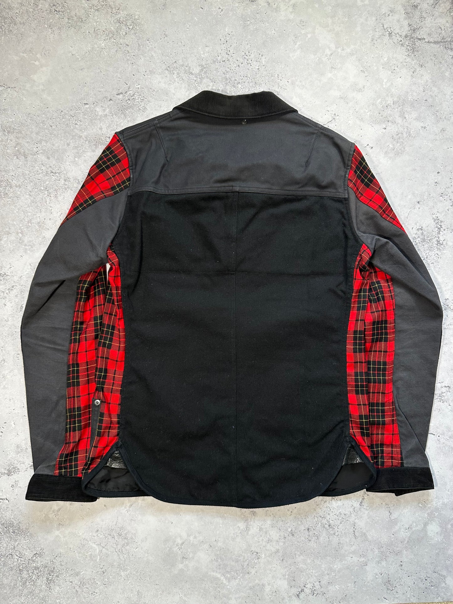 Junya Watanabe MAN Comme des Garçons x Hervier AD2014 Plaid Utility Jacket (M)