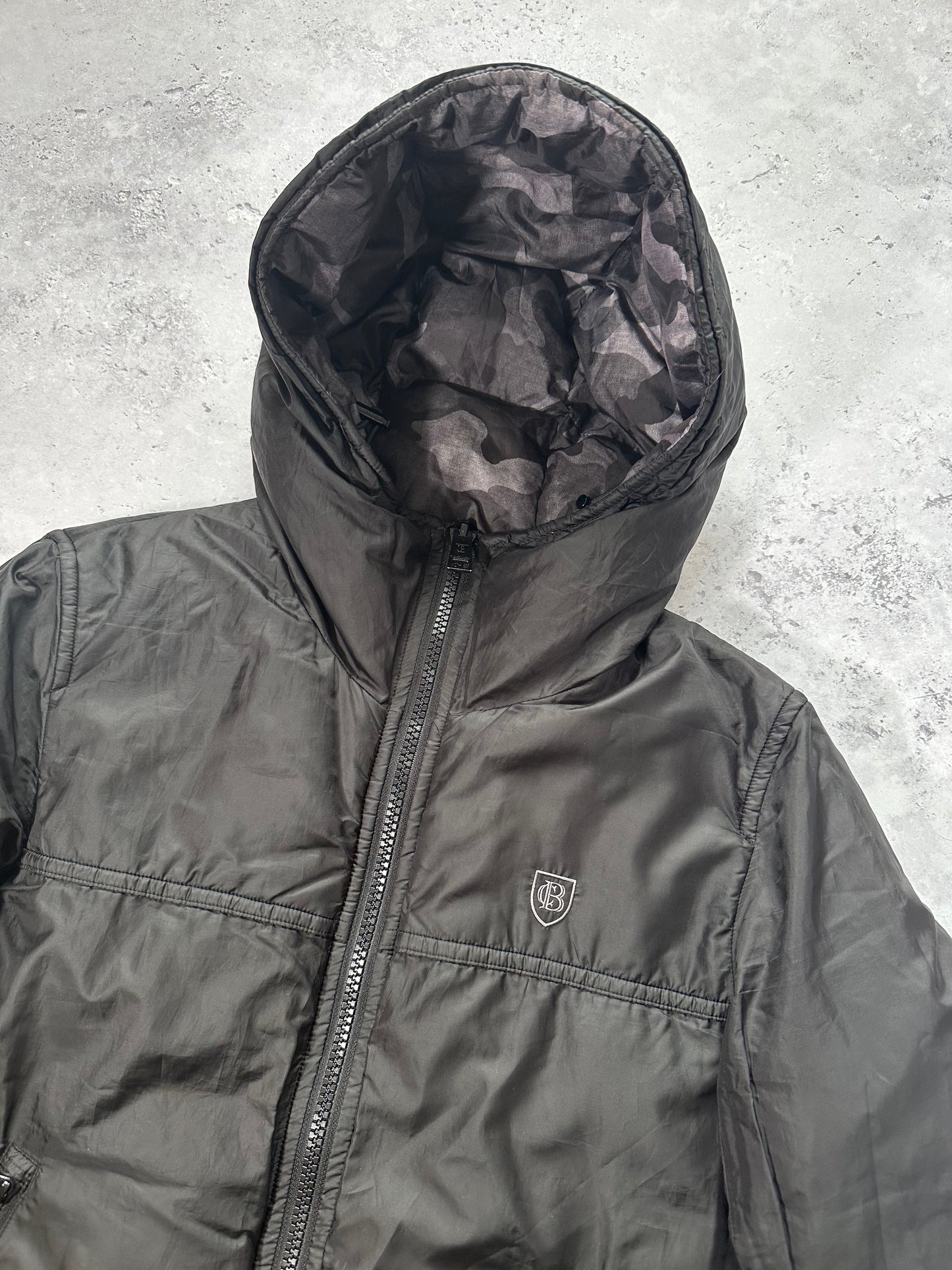 Burberry Black Label Crestbridge 2011 Reversible Down Puffer Jacket (M)