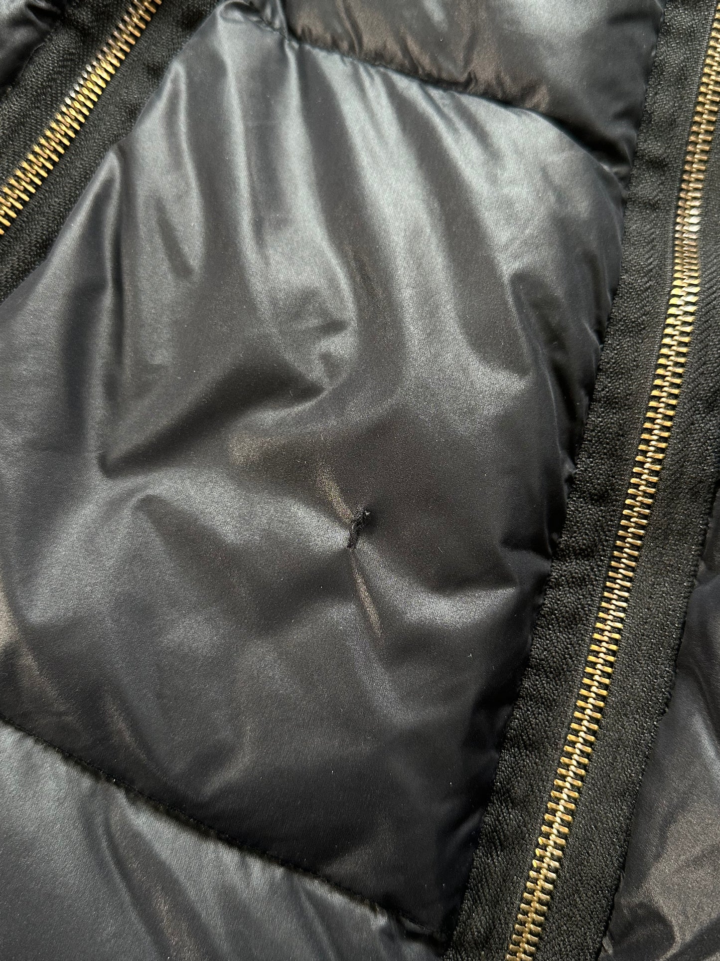 Stone Island AW2007 Asymmetrical Zip Goose Down Puffer Jacket (S)