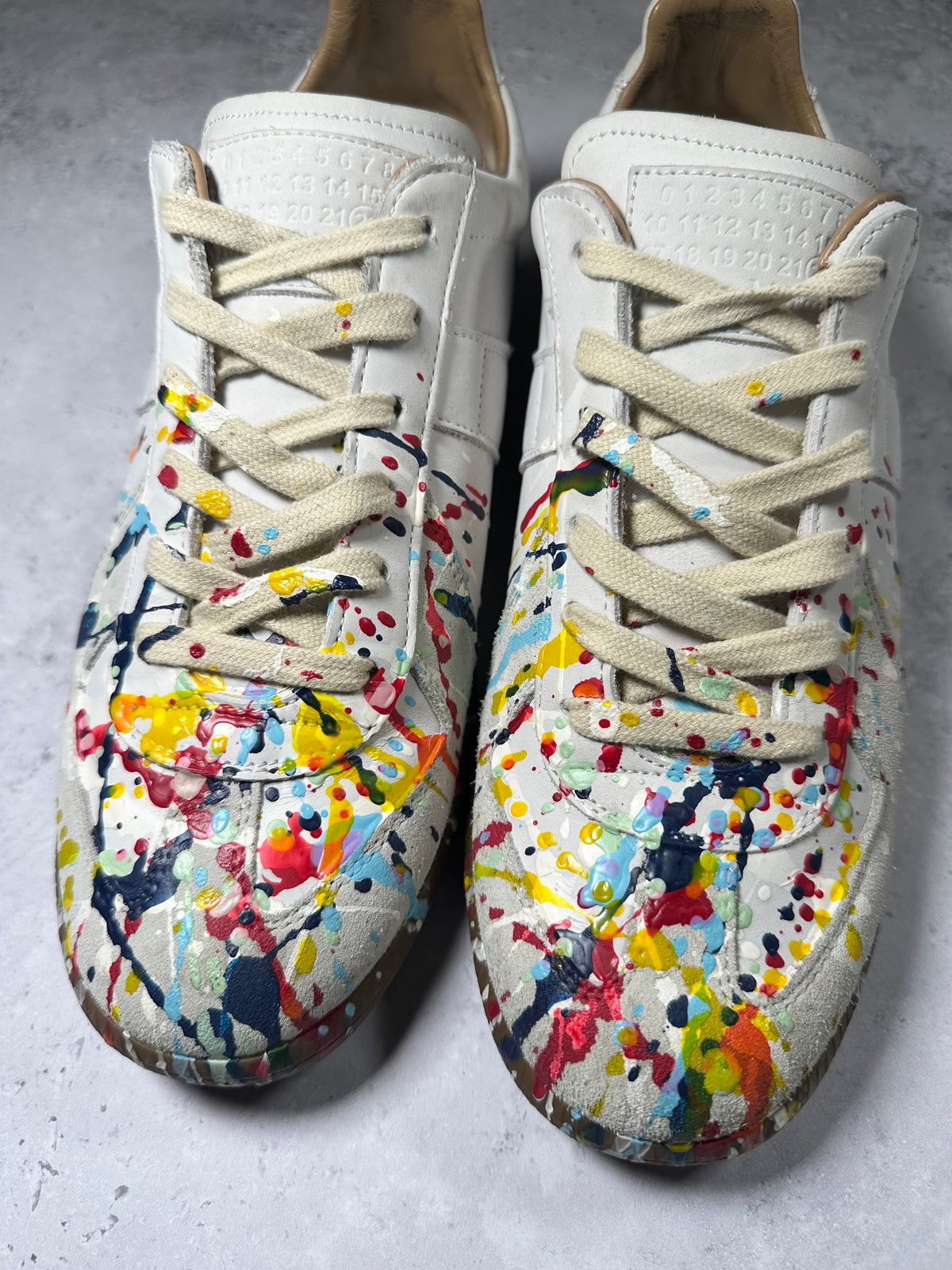 Maison Margiela Paint Splatter GAT Sneakers