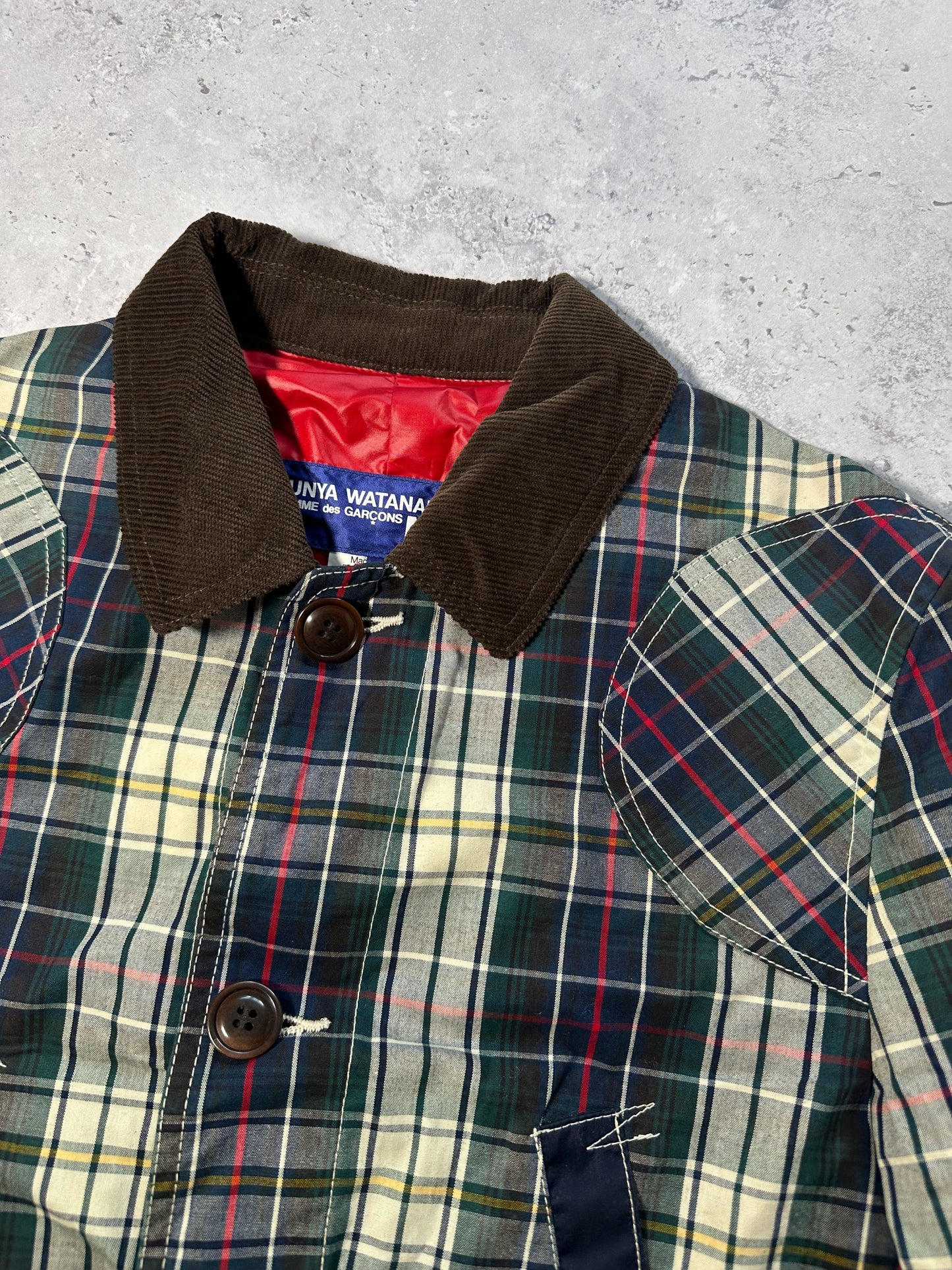 Junya Watanabe MAN Comme des Garçons AD2011 Plaid Tartan Hunting Jacket (S-M)