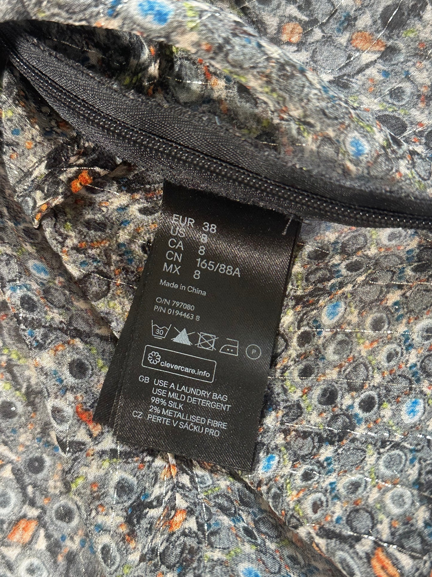 Isabel Marant x H&M 2013 Silk Metallic Top Blouse