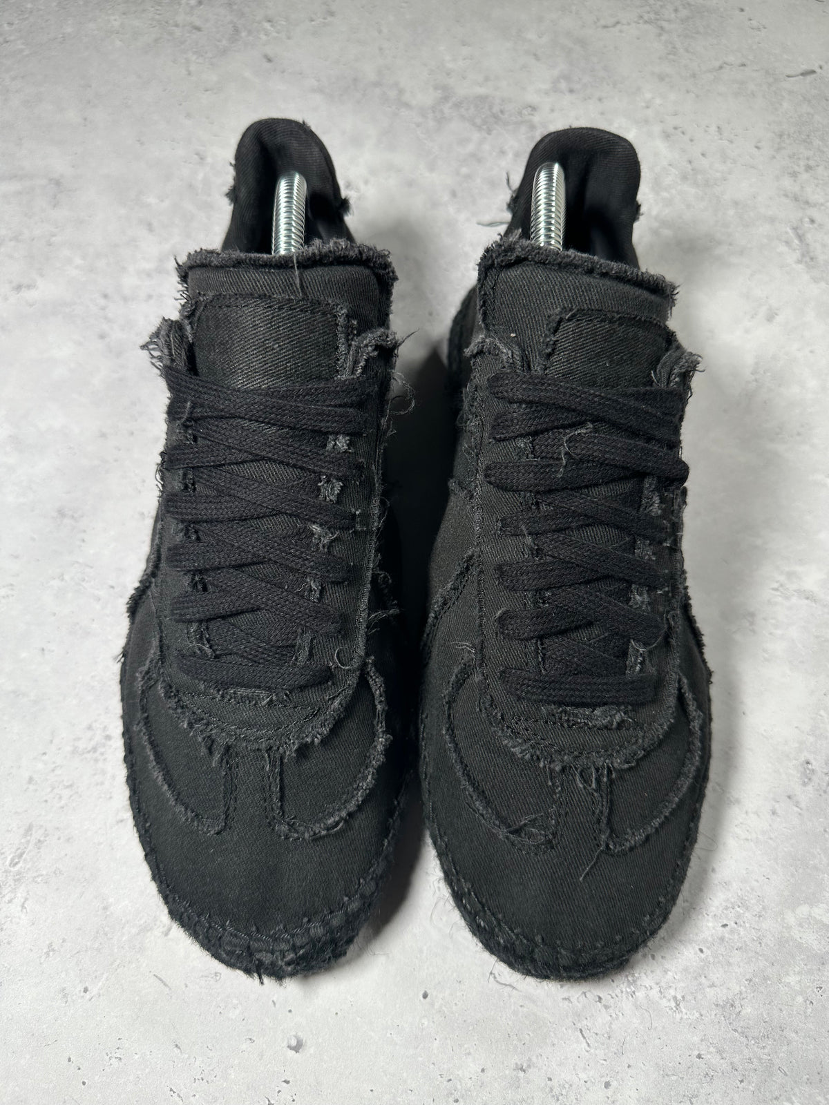 Maison Margiela Black Canvas Espadrille GAT Sneakers (EU41 / UK7 / US8)