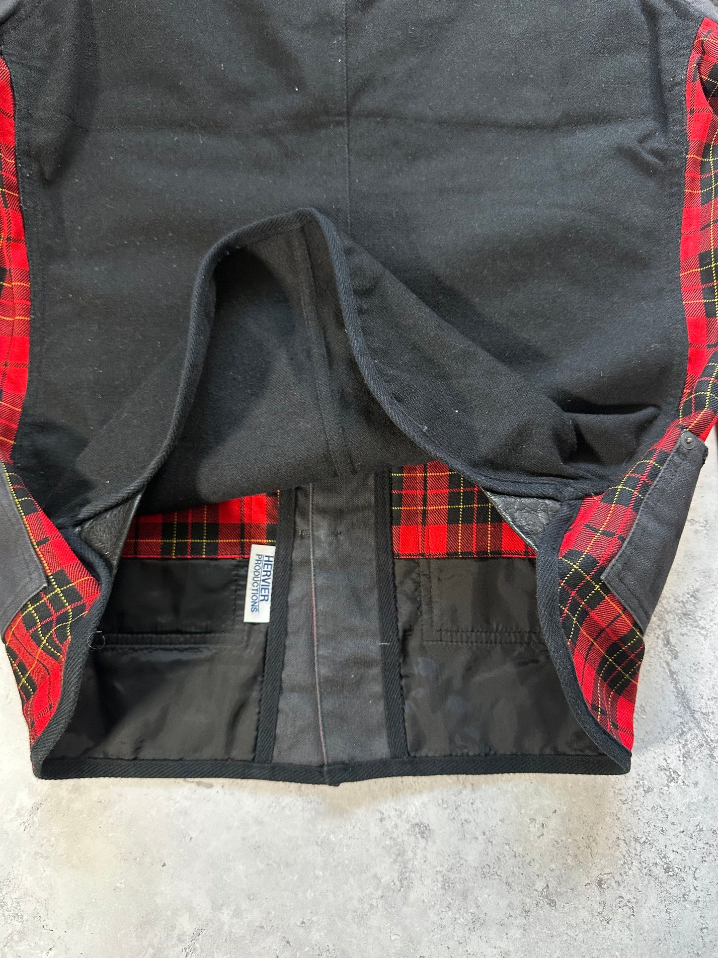 Junya Watanabe MAN Comme des Garçons x Hervier AD2014 Plaid Utility Jacket (M)