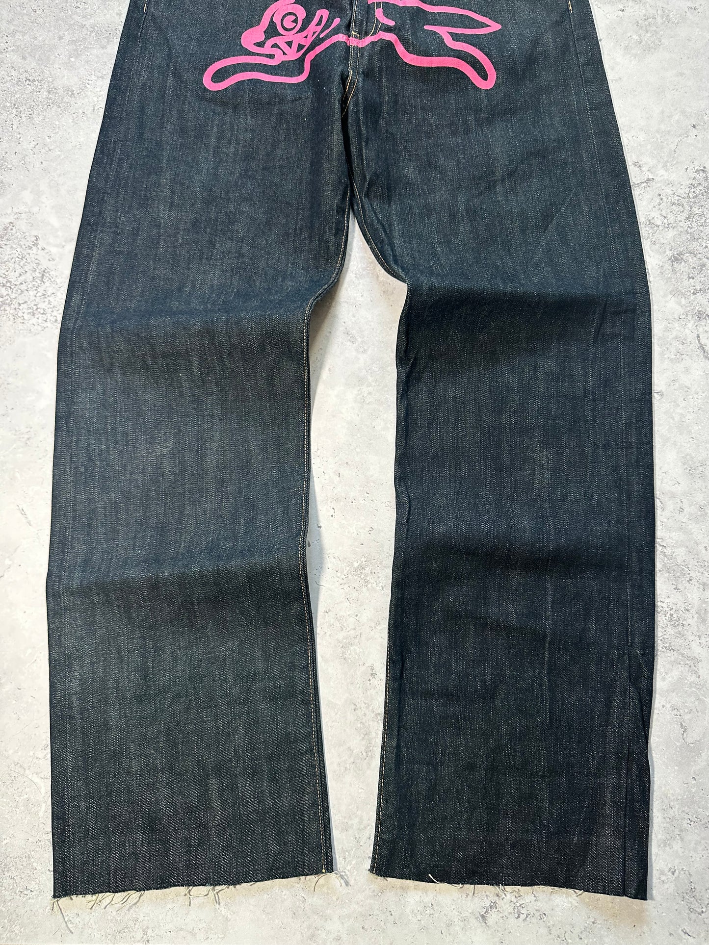 Billionaire Boys Club 2006 Running Dog Denim Jeans in Pink (Medium / Waist 32”)