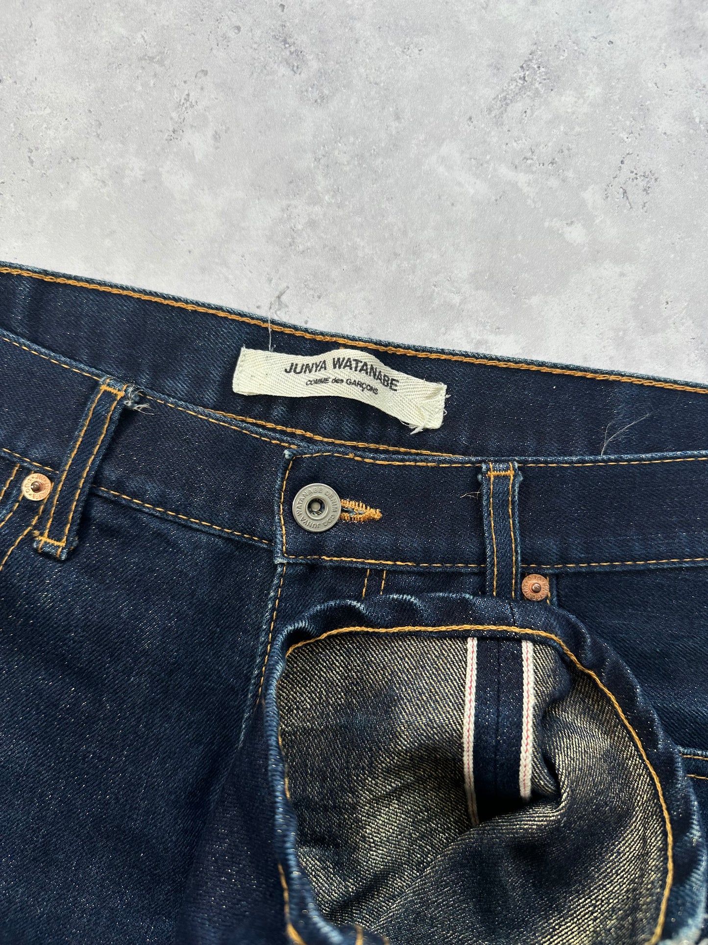 Junya Watanabe Comme des Garçons AD2006 Selvedge Denim Jeans (M / Waist 32”)