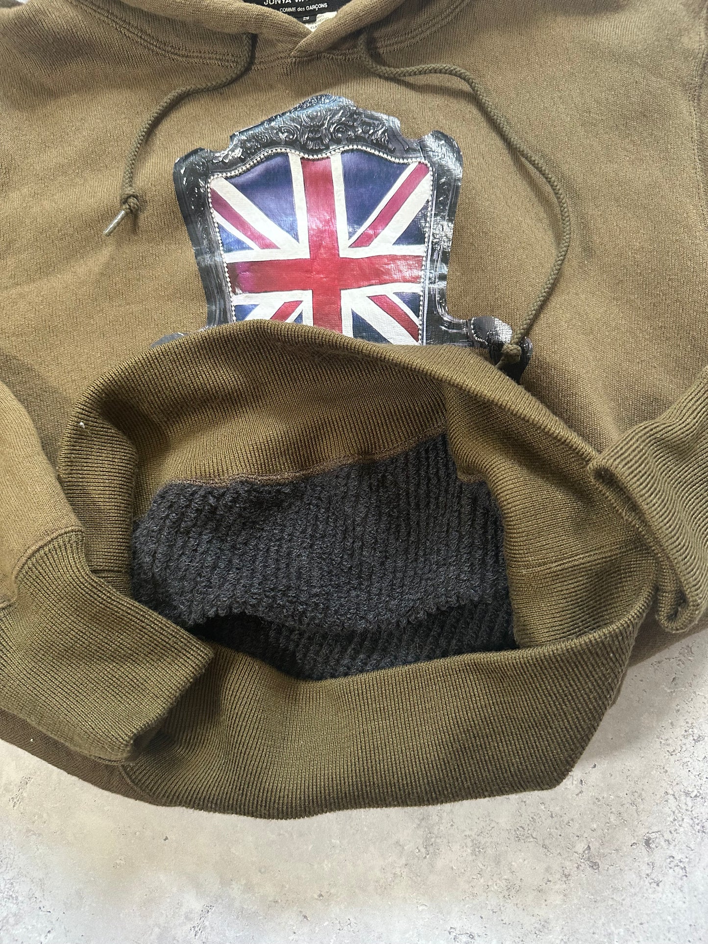 Junya Watanabe Comme Des Garçons AD2017 Union Jack Chair Hoodie