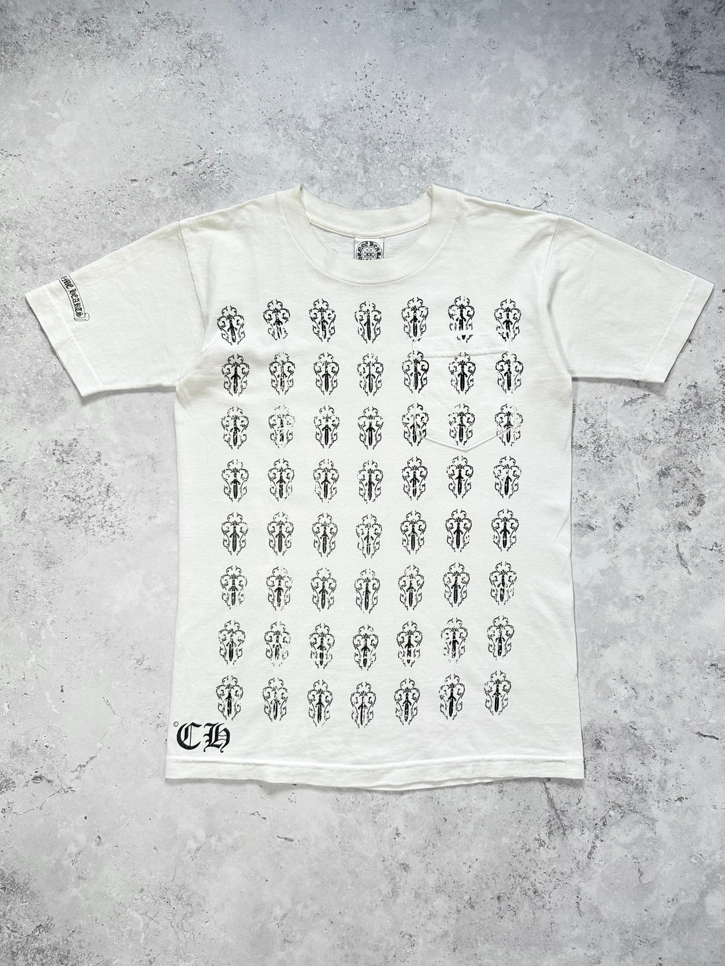 Chrome Hearts 90’s All-Over Dagger Print Tshirt