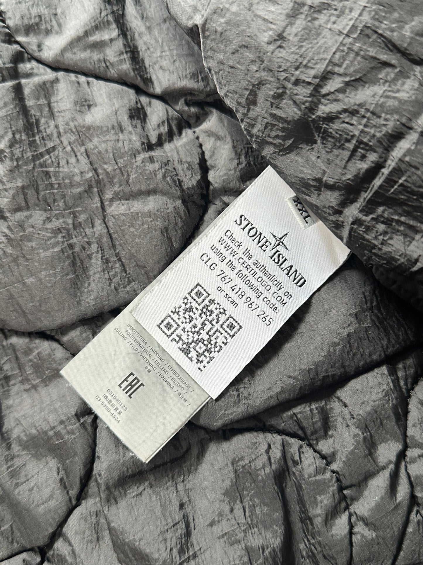 Stone Island AW2015 Garment Dyed Crinkle Reps NY Jacket (XL)