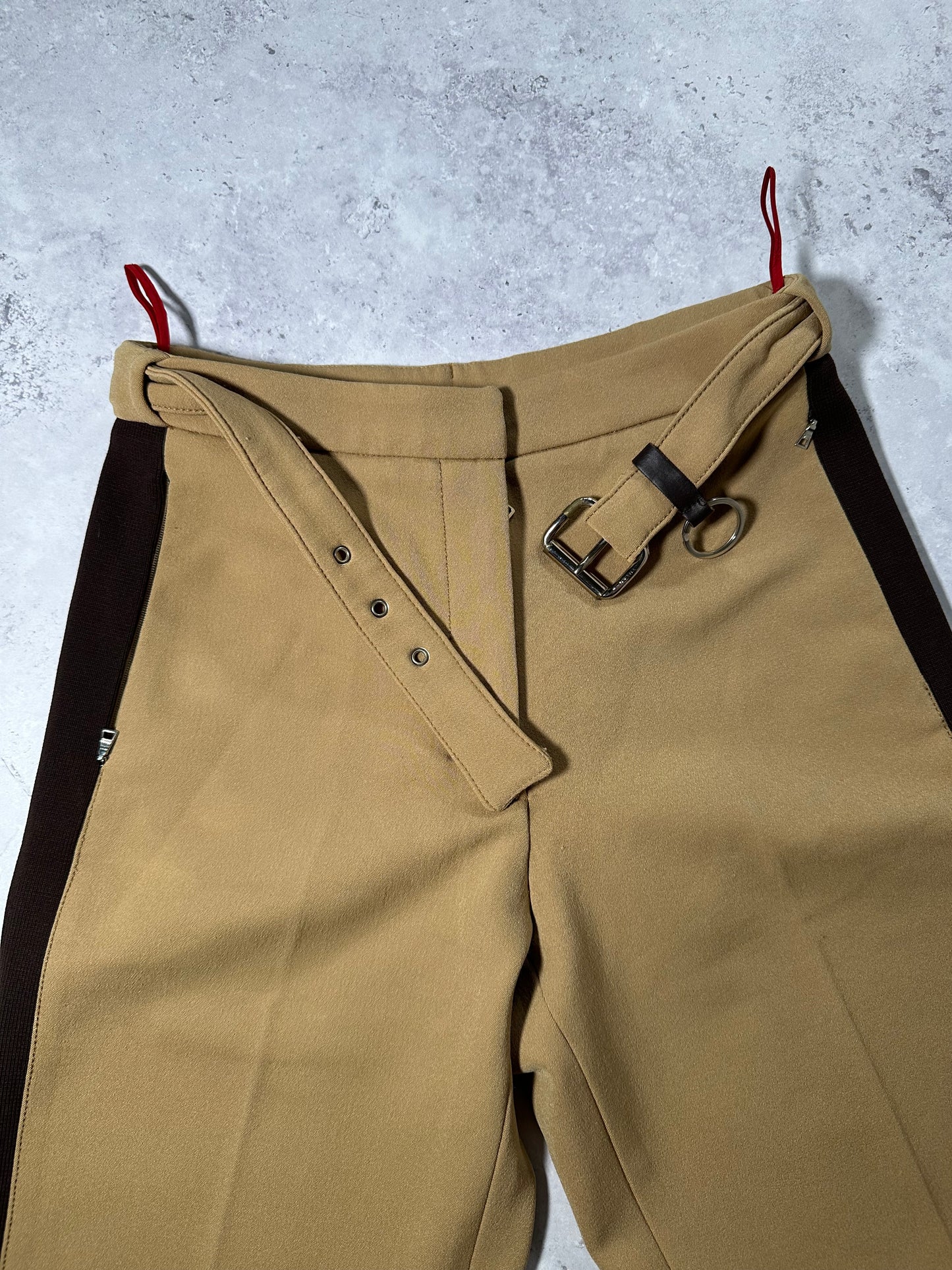Prada Sport Linea Rossa Beige Technical Trousers (W27-28)