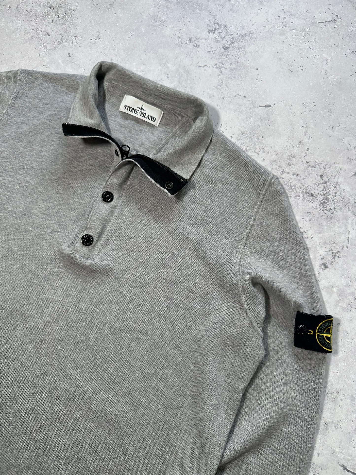 Stone Island SS2018 Quarter Zip Sweatshirt Jumper