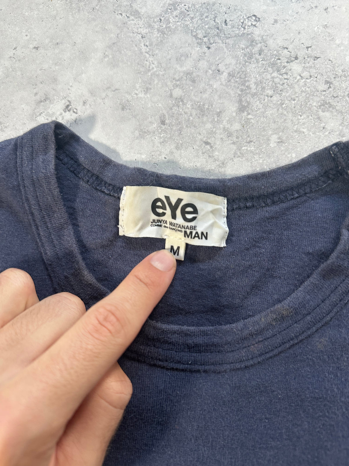 eYe Junya Watanabe MAN Comme Des Garçons AD2014 Camo Spellout Tshirt (M)