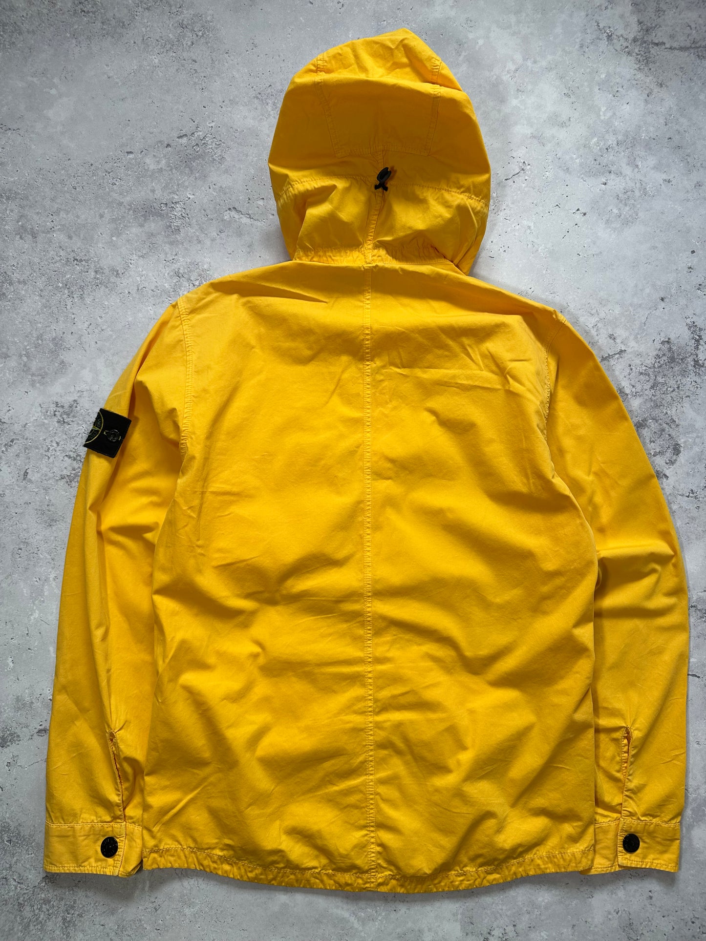 Stone Island SS2018 Yellow Hooded Overshirt Jacket