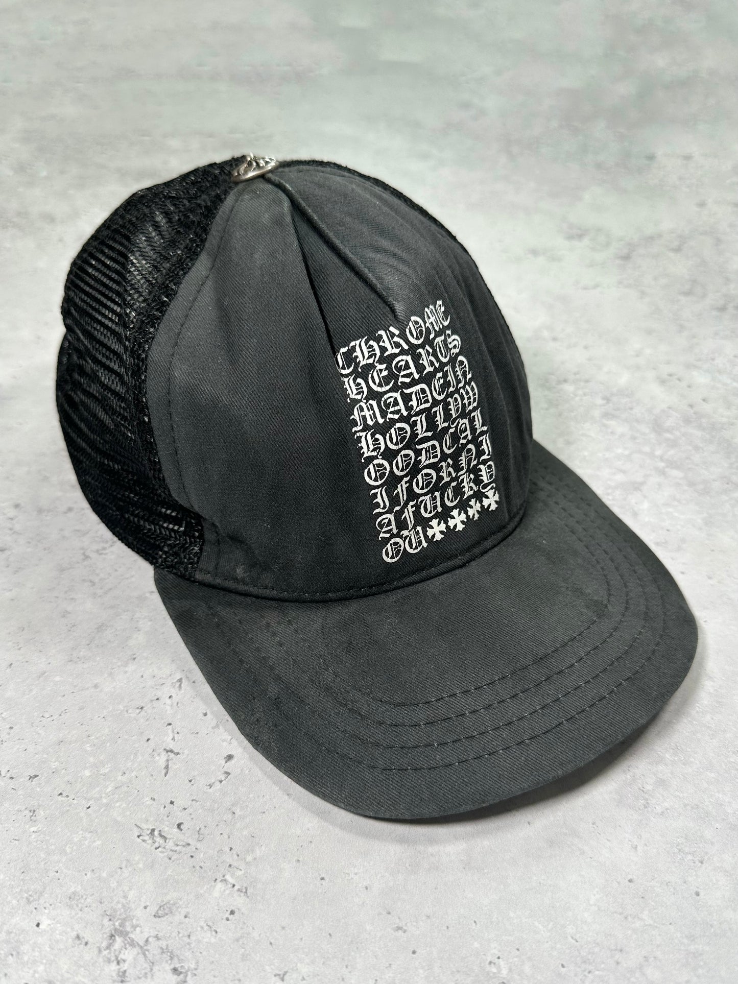 Chrome Hearts Old English Trucker Cap