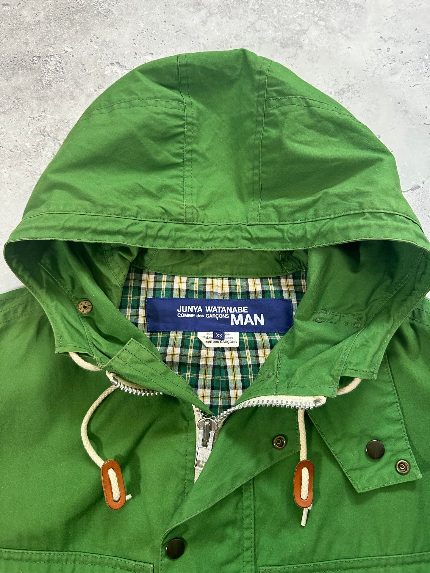 Junya Watanabe MAN Comme des Garçons AD2011 Plaid Utility Parka Jacket (S/M)