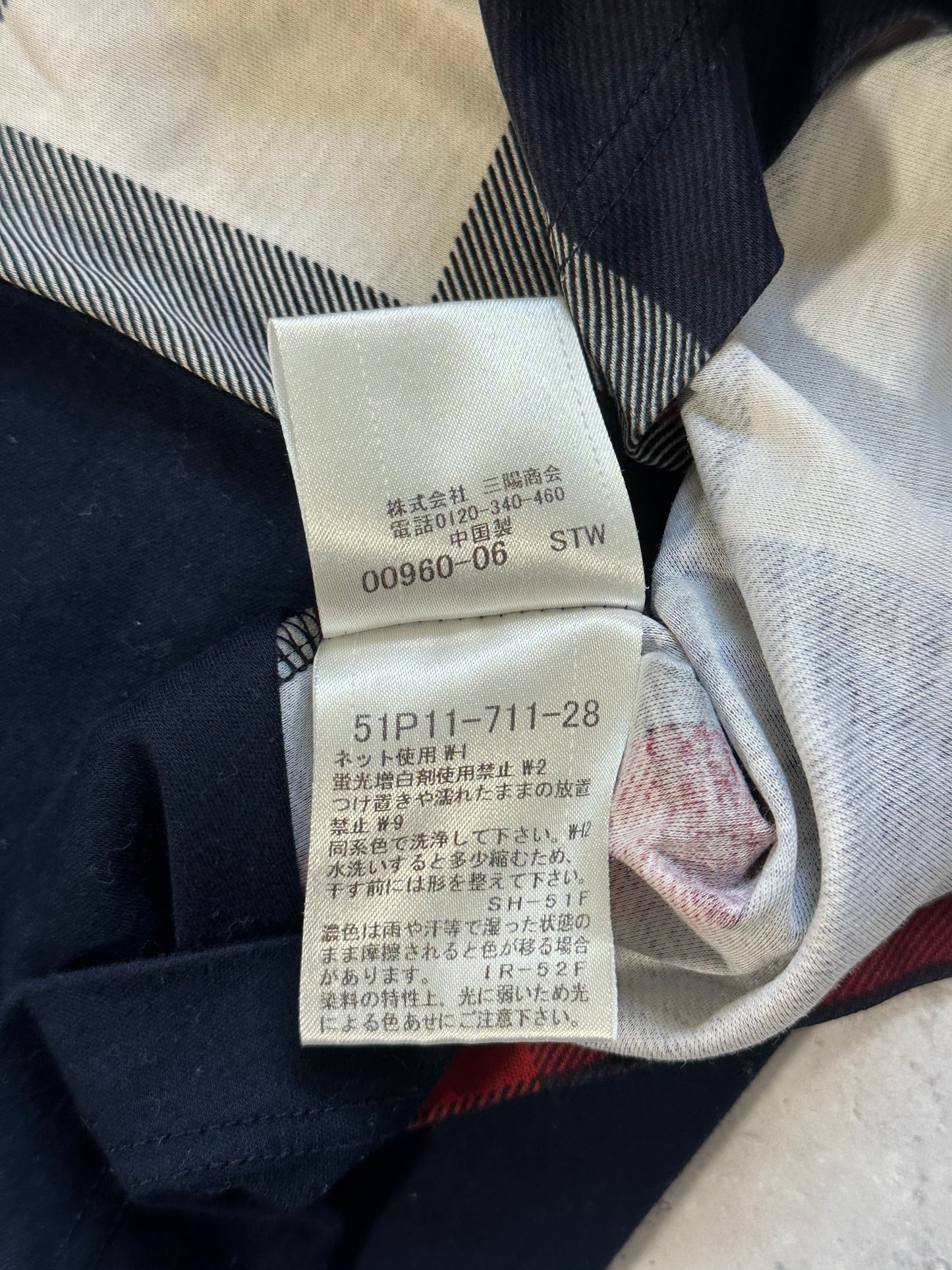 Burberry Black Label 2011 Plaid Check Longsleeve T-Shirt