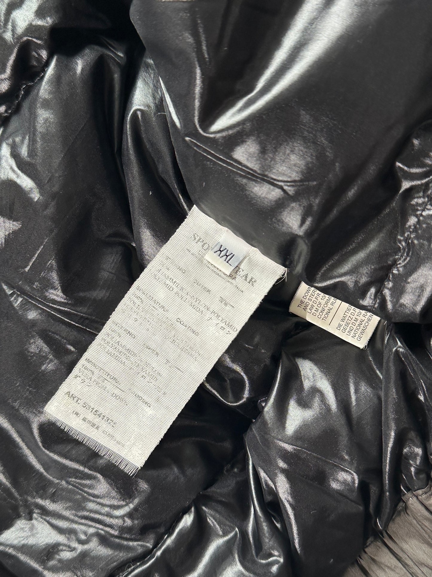 Stone Island AW2010 Down Filled Mesh Badge Puffer Jacket (XXL)