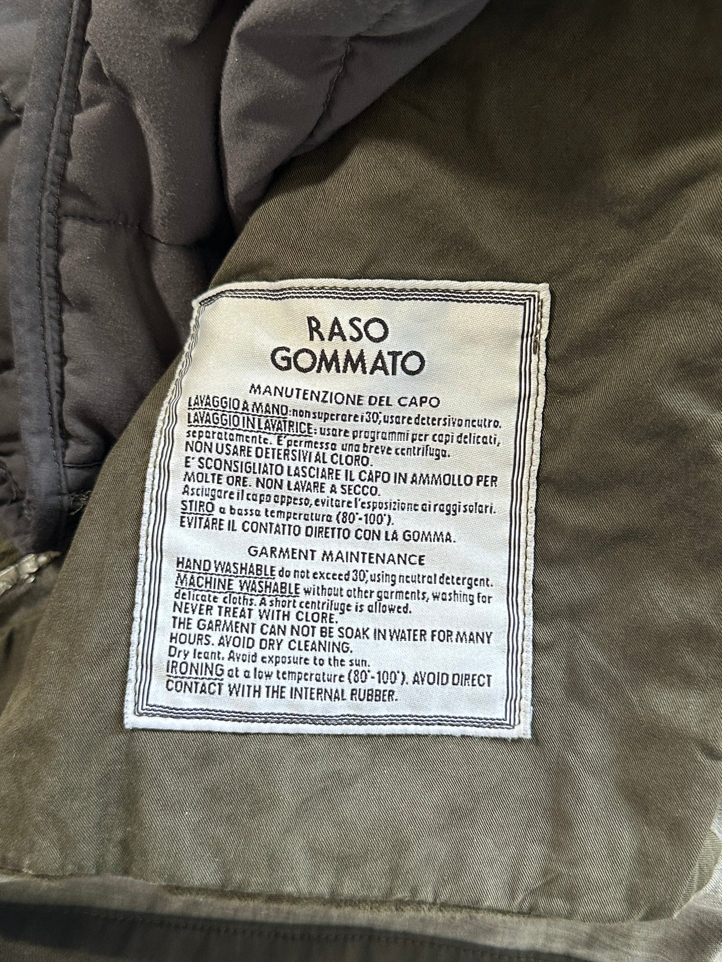 Stone Island 2003 Raso Gommato Jacket w/ Removable Liner (XL)