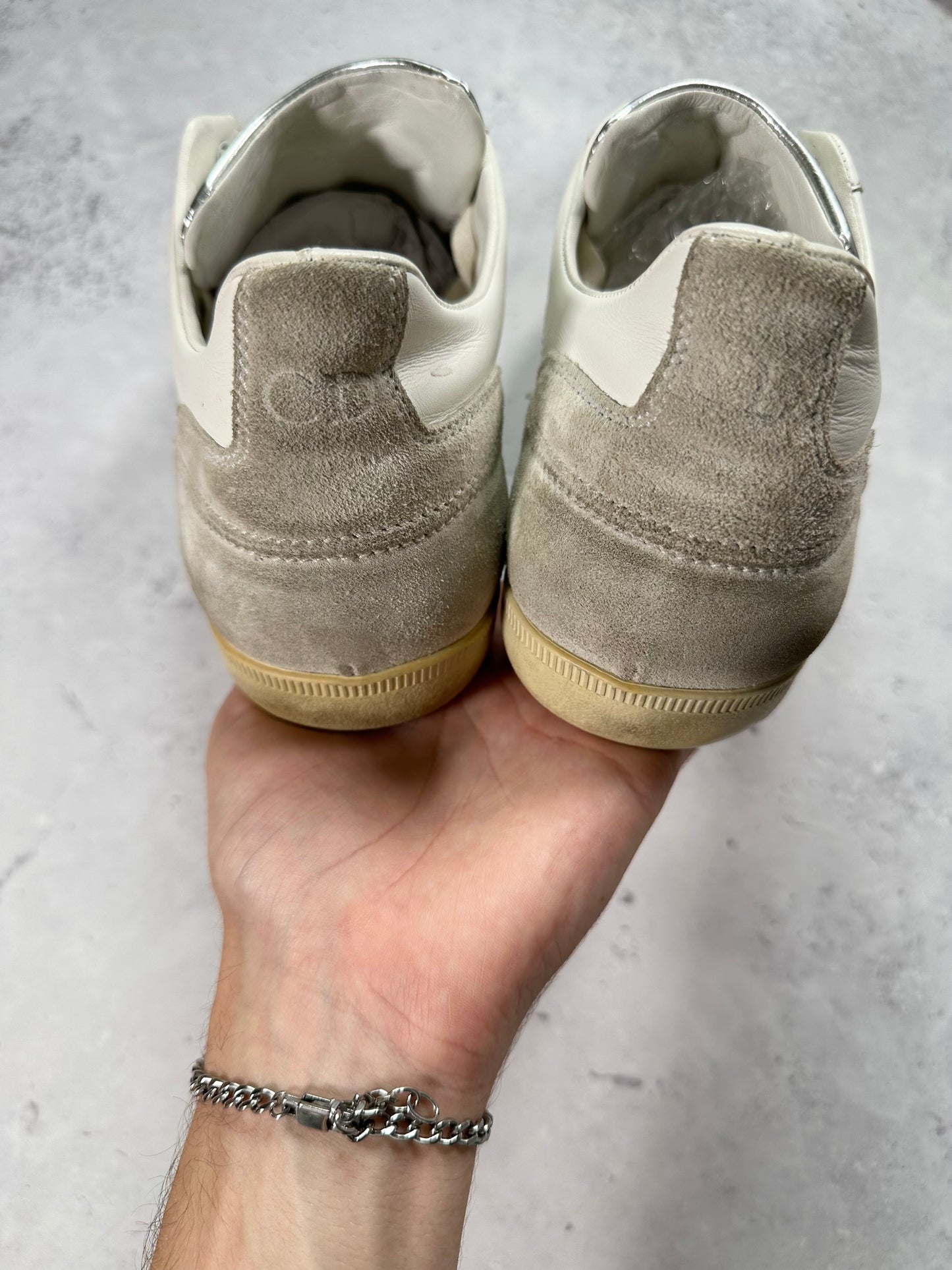 Dior Homme AW04 Blue Stripe GAT Sneakers by Hedi Slimane EU40 fits 41-41.5