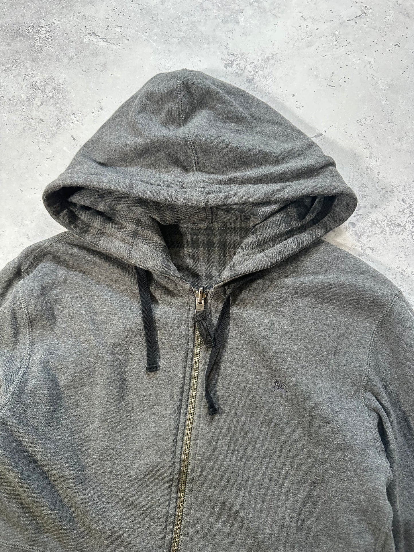 Burberry Black Label 2000s Reversible Zip Hoodie (S)