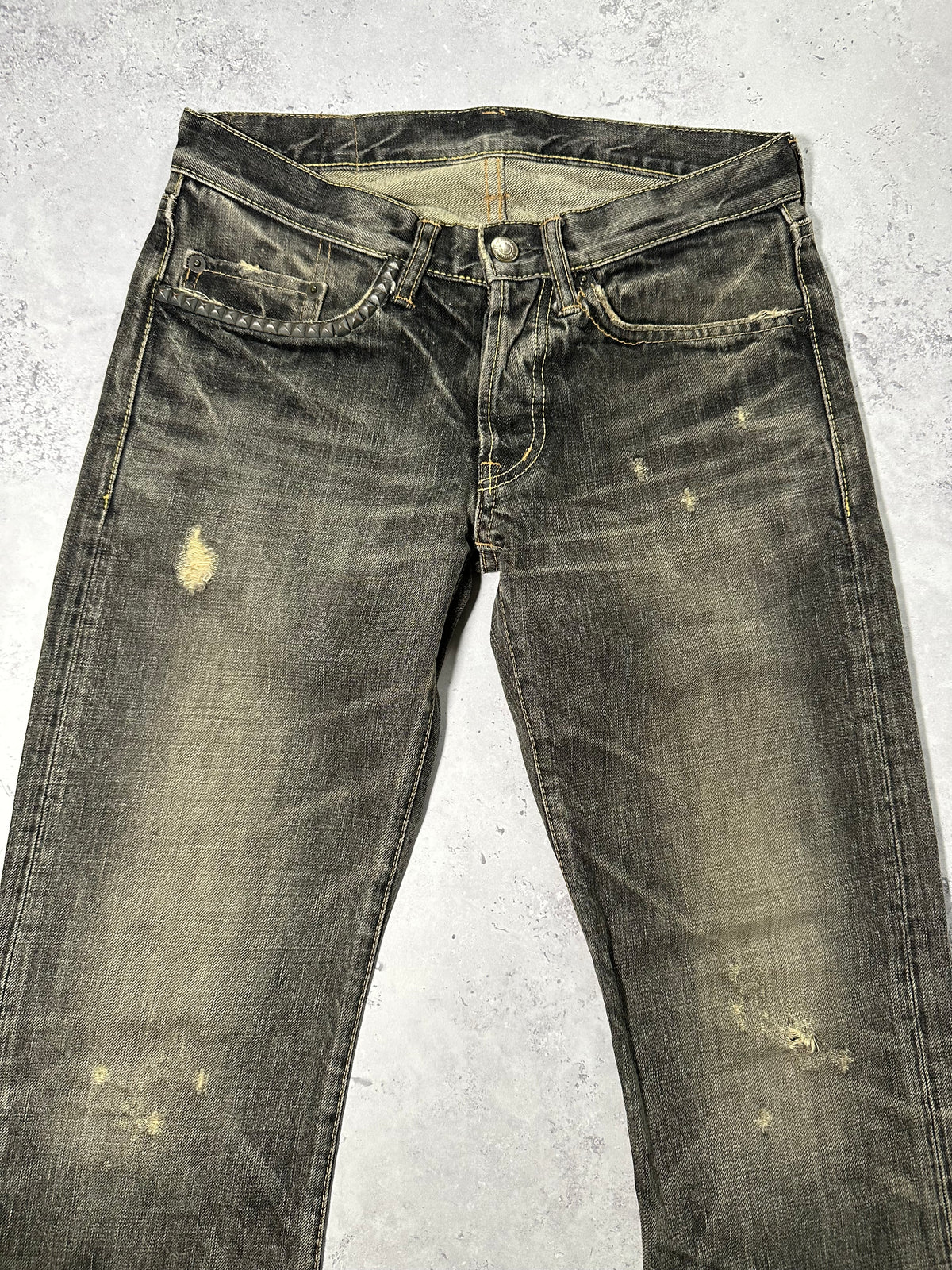 Hysteric Glamour Studded Japanese Denim Jeans (28x32)