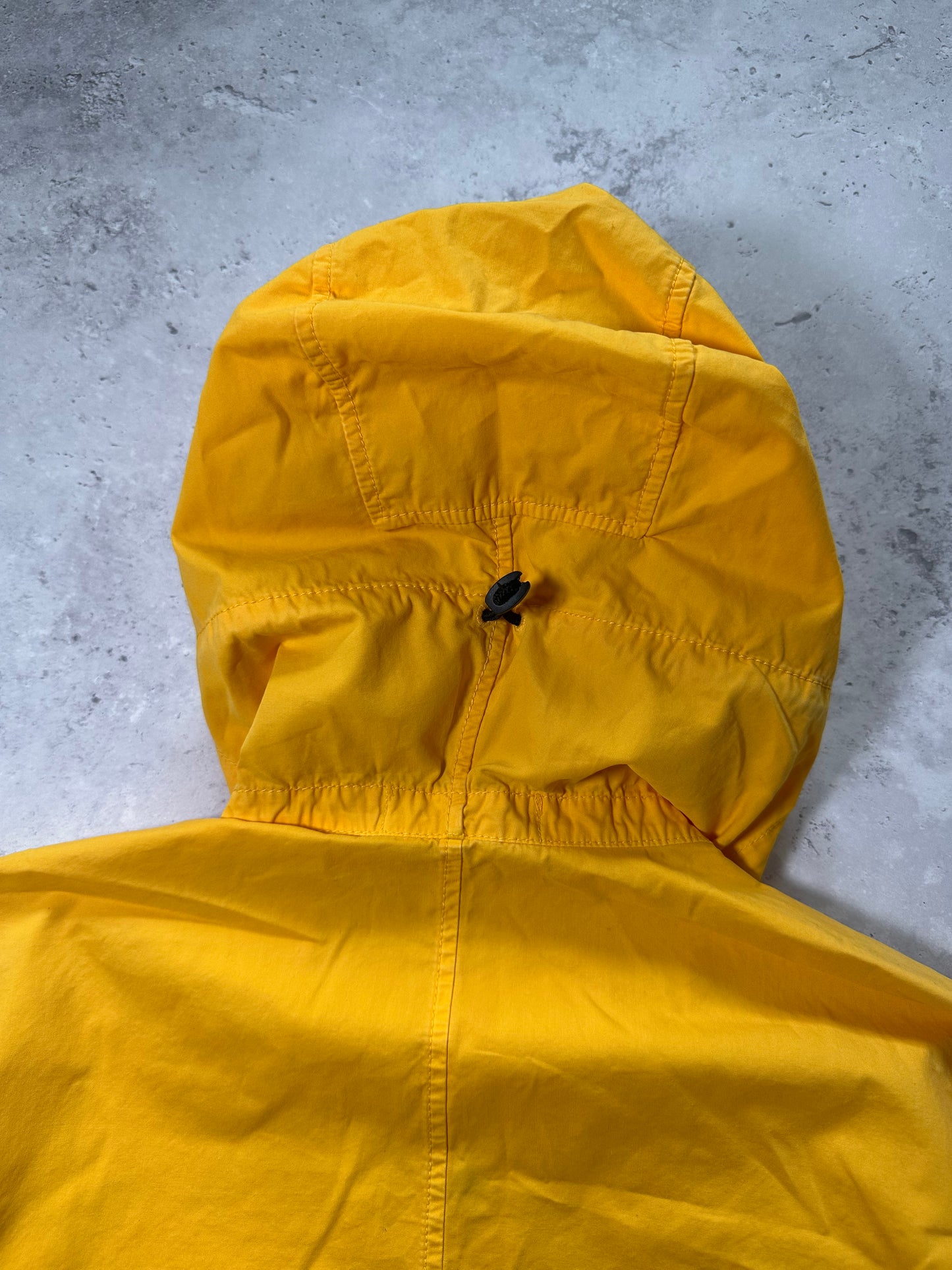 Stone Island SS2018 Yellow Hooded Overshirt Jacket