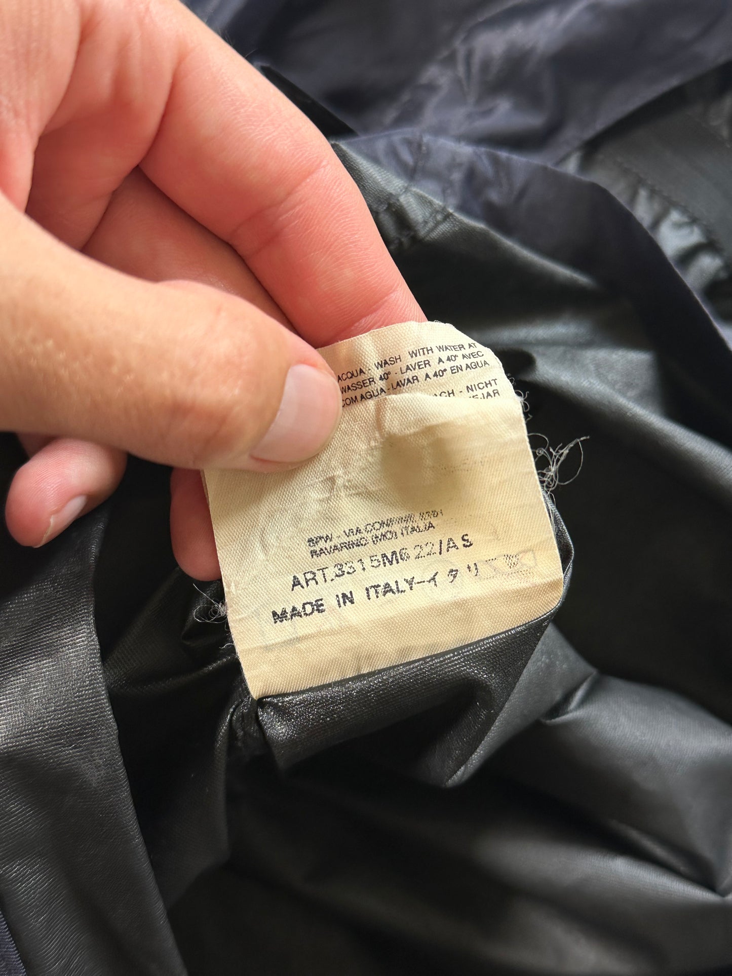 Stone Island AW2000 Liquid Finish Polyurethane Hooded Jacket (XXL)