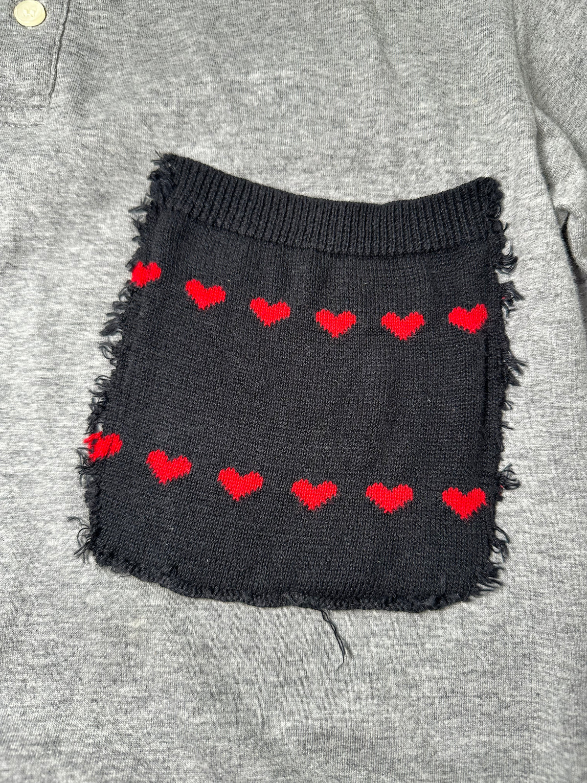 Comme des Garçons Homme Plus 2009 Heart  Pocket Polo (M)