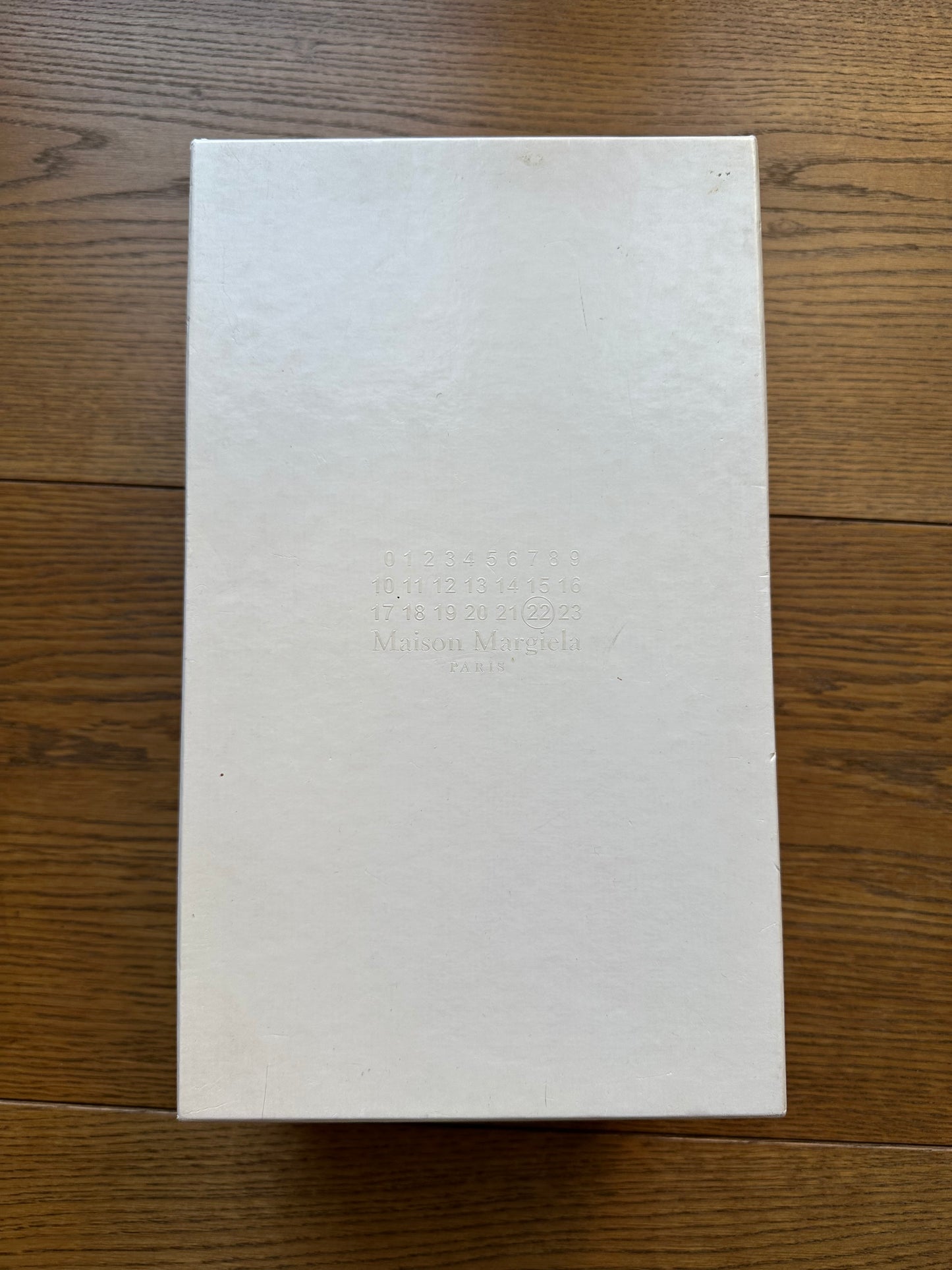Maison Margiela 2016 Future Low Embossed Leather Sneakers