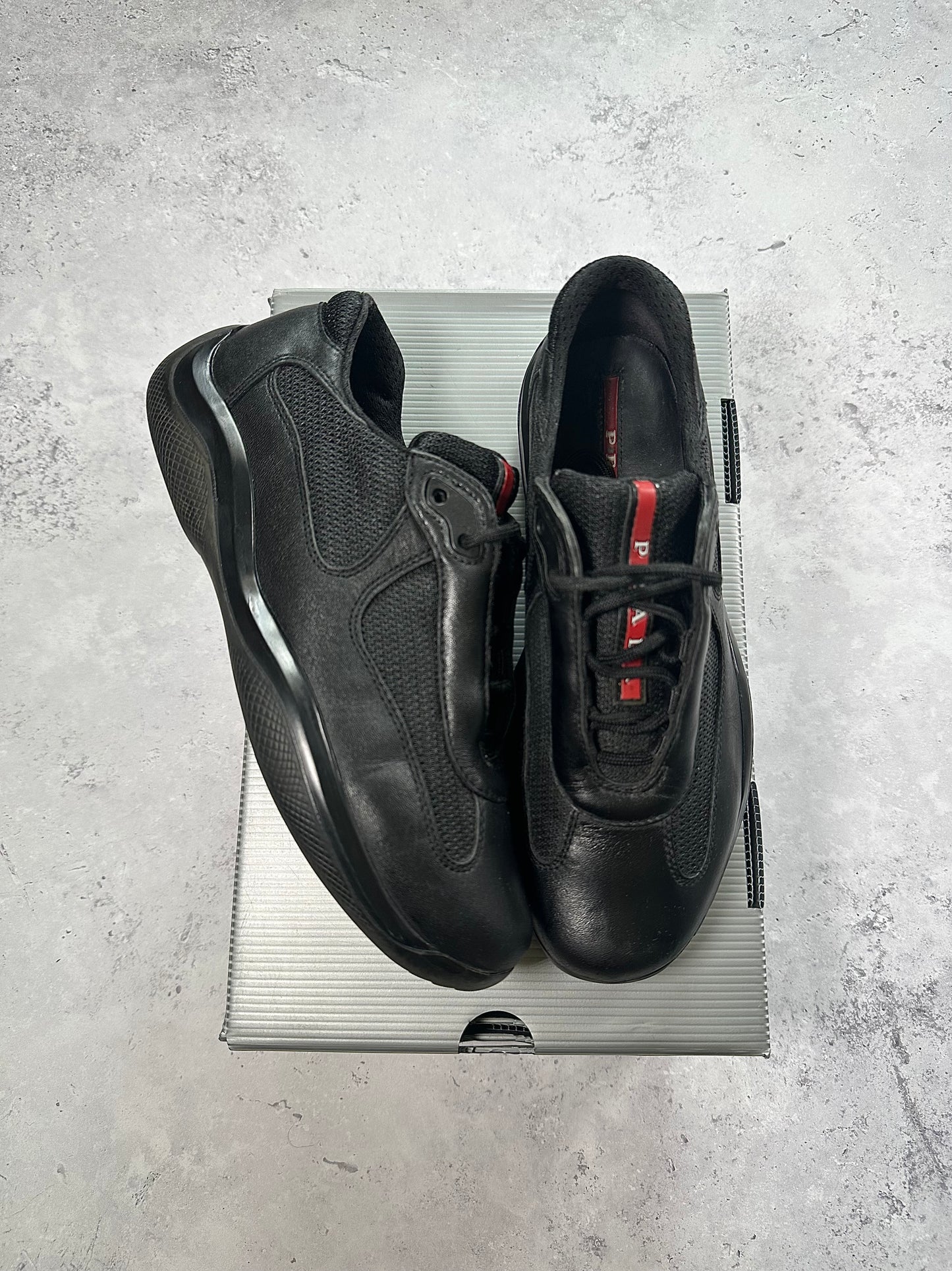 Prada America’s Cup Sneakers in Black (EU37.5, fits EU38.5-39 / UK5.5/6)