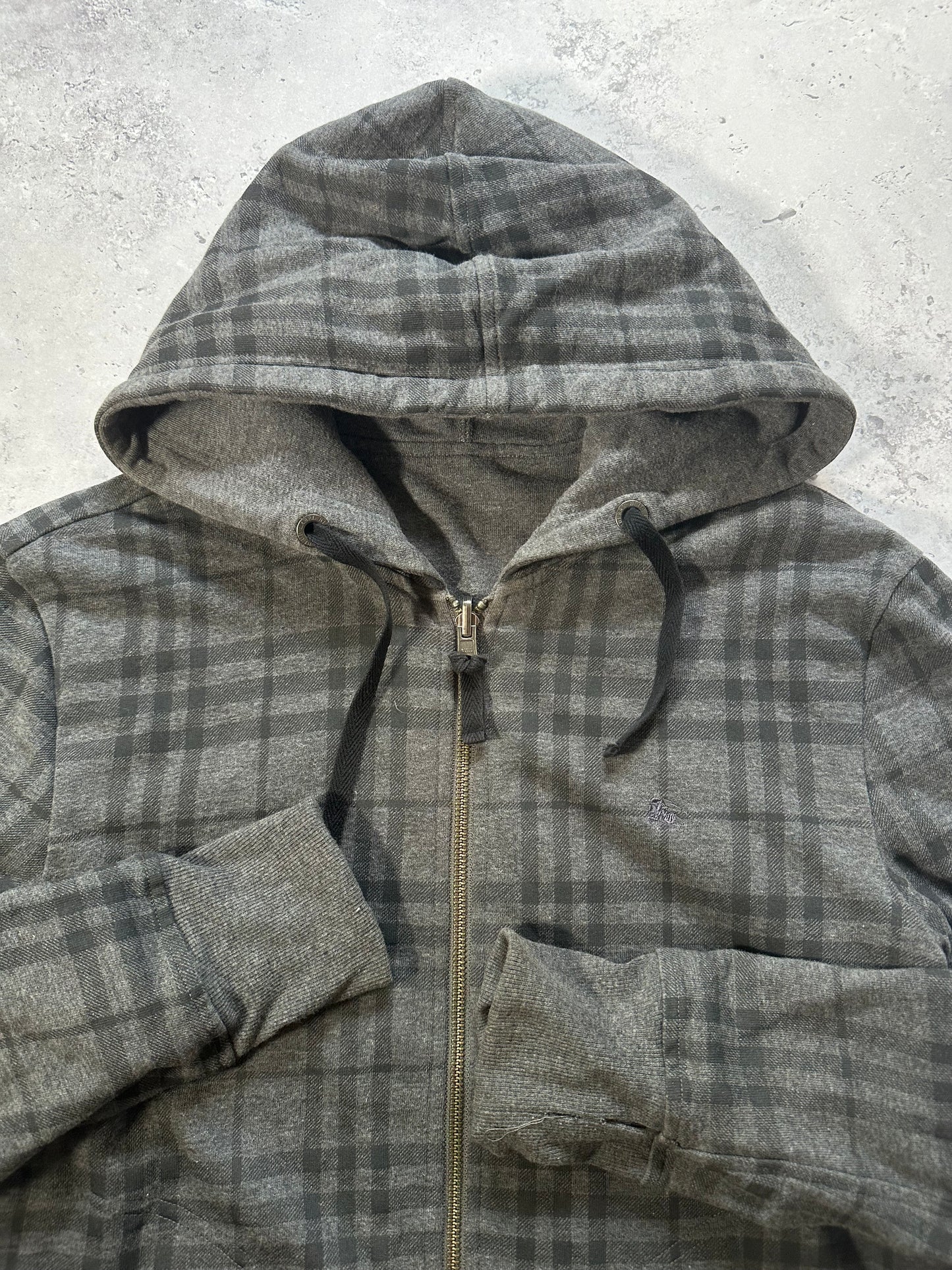 Burberry Black Label 2000s Reversible Zip Hoodie (S)
