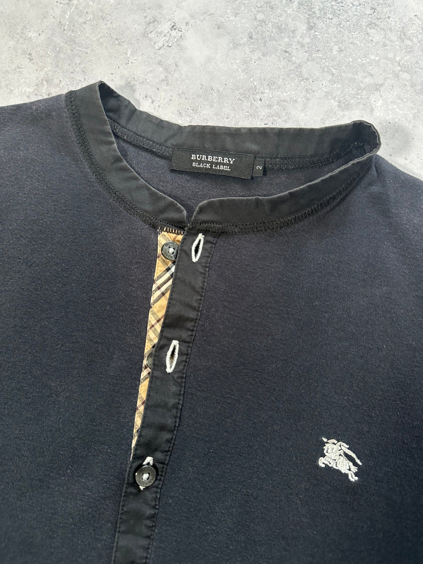 Burberry Black Label Henley T-Shirt (S)