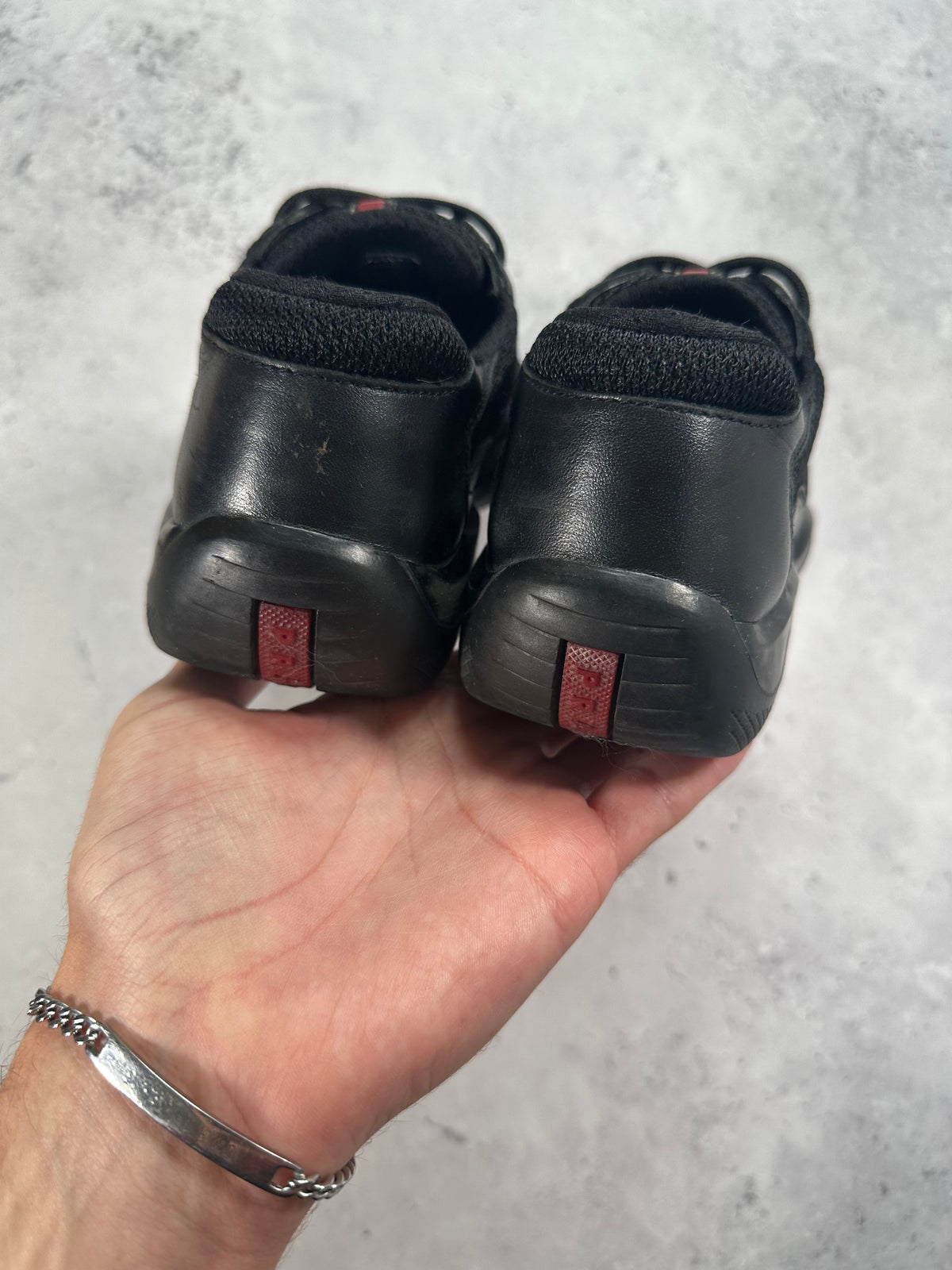 Prada Linea Rossa America’s Cup Sneakers in Black (UK5/EU37.5-38/US6)