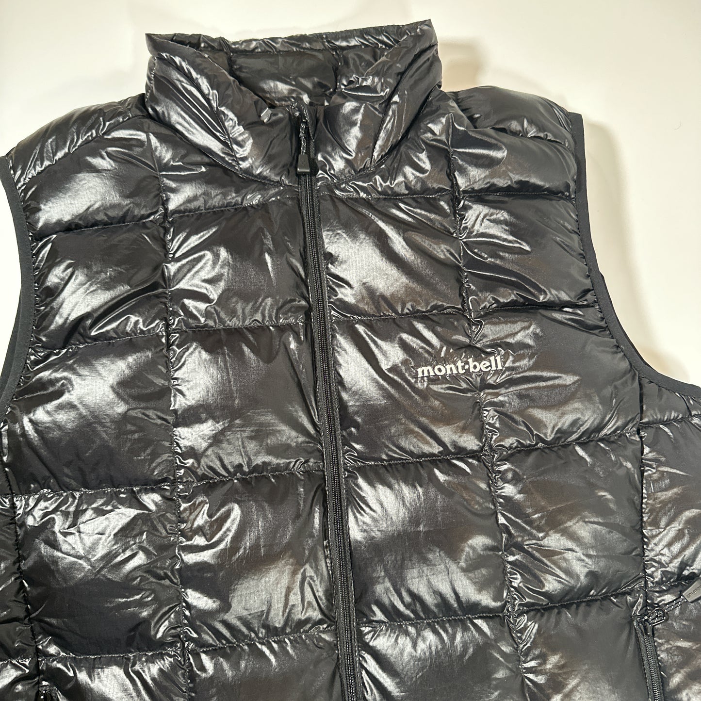 Montbell Square Stitch Superior Down Gilet / Puffer Jacket - Black