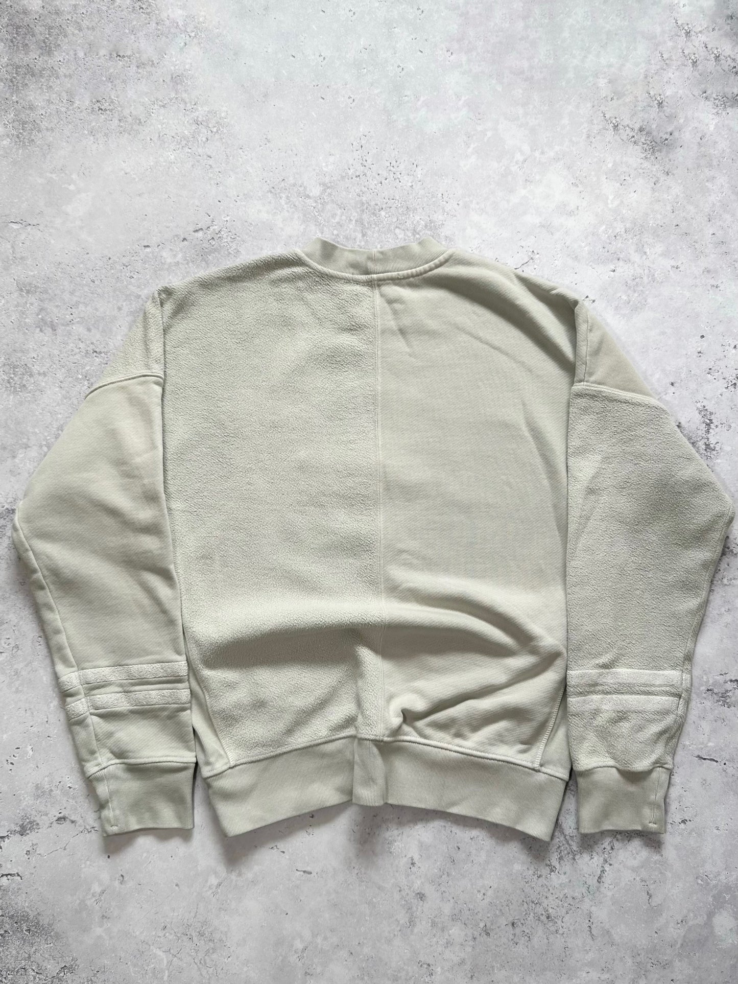 Stone Island AW2019 Old Dye Embroidered Compass Logo Sweatshirt (M)