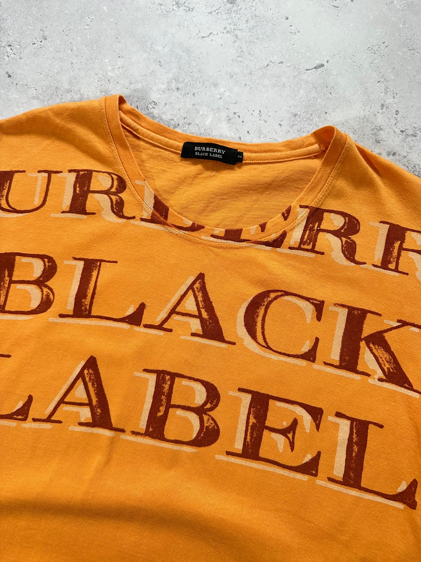 Burberry Black Label 2008 Big Spellout T-shirt (S)