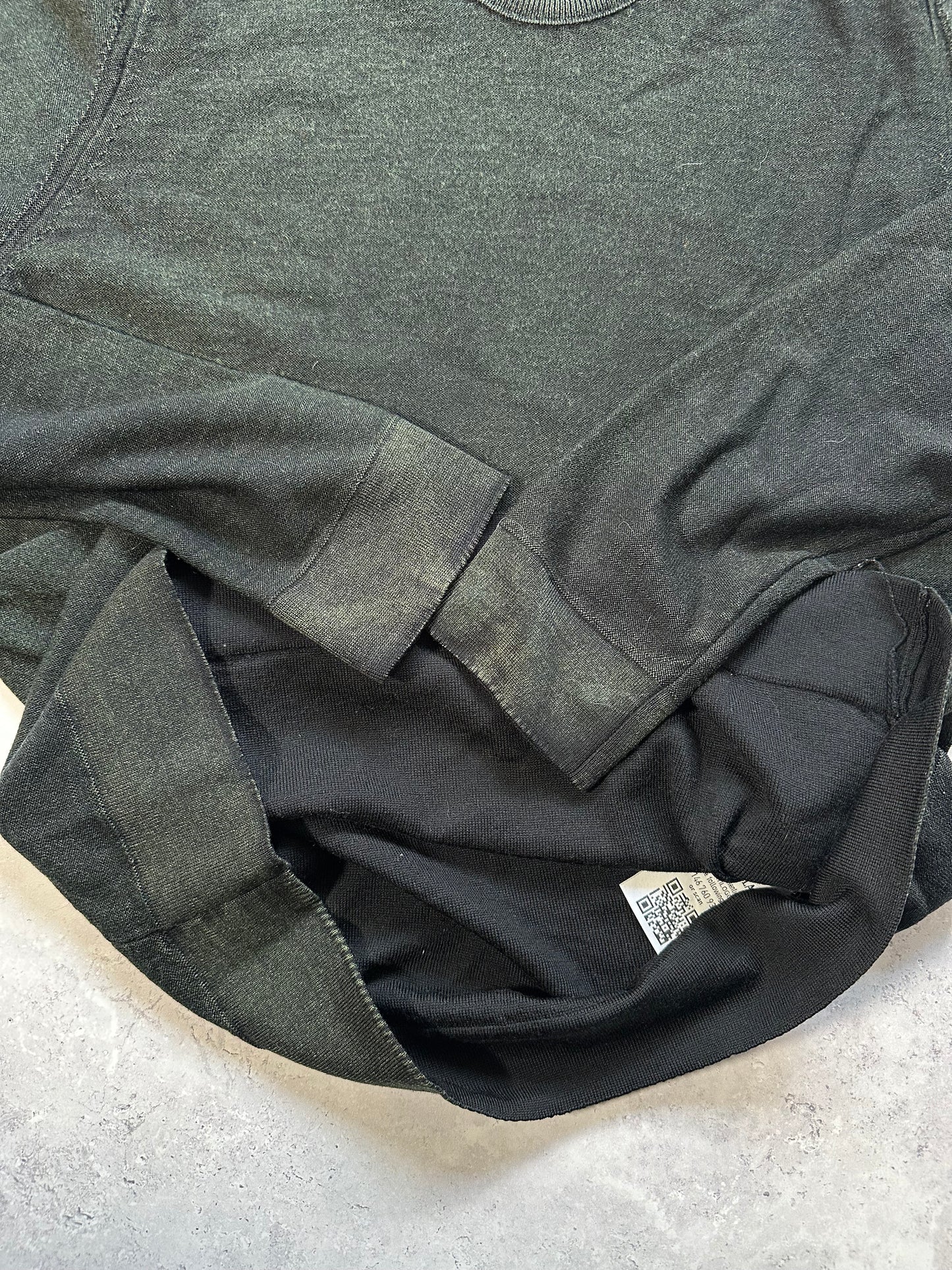 Stone Island Forest Green Dye Treatment Sweatshirt (L)