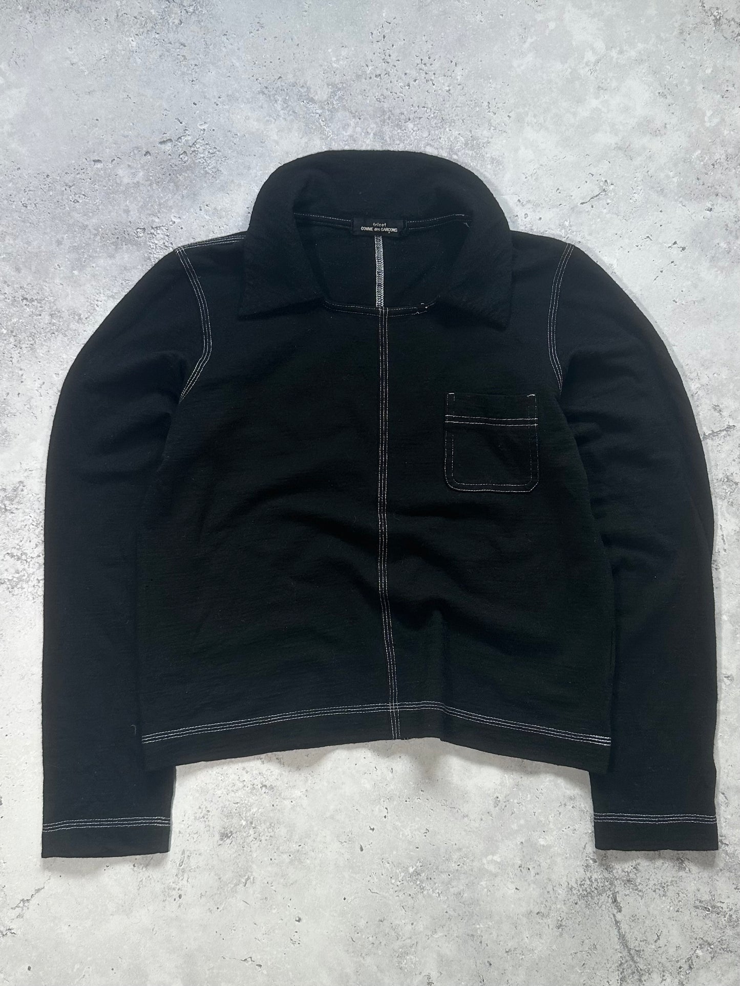 Comme des Garçons Tricot 1998 Contrast Stitch Longsleeve Shirt