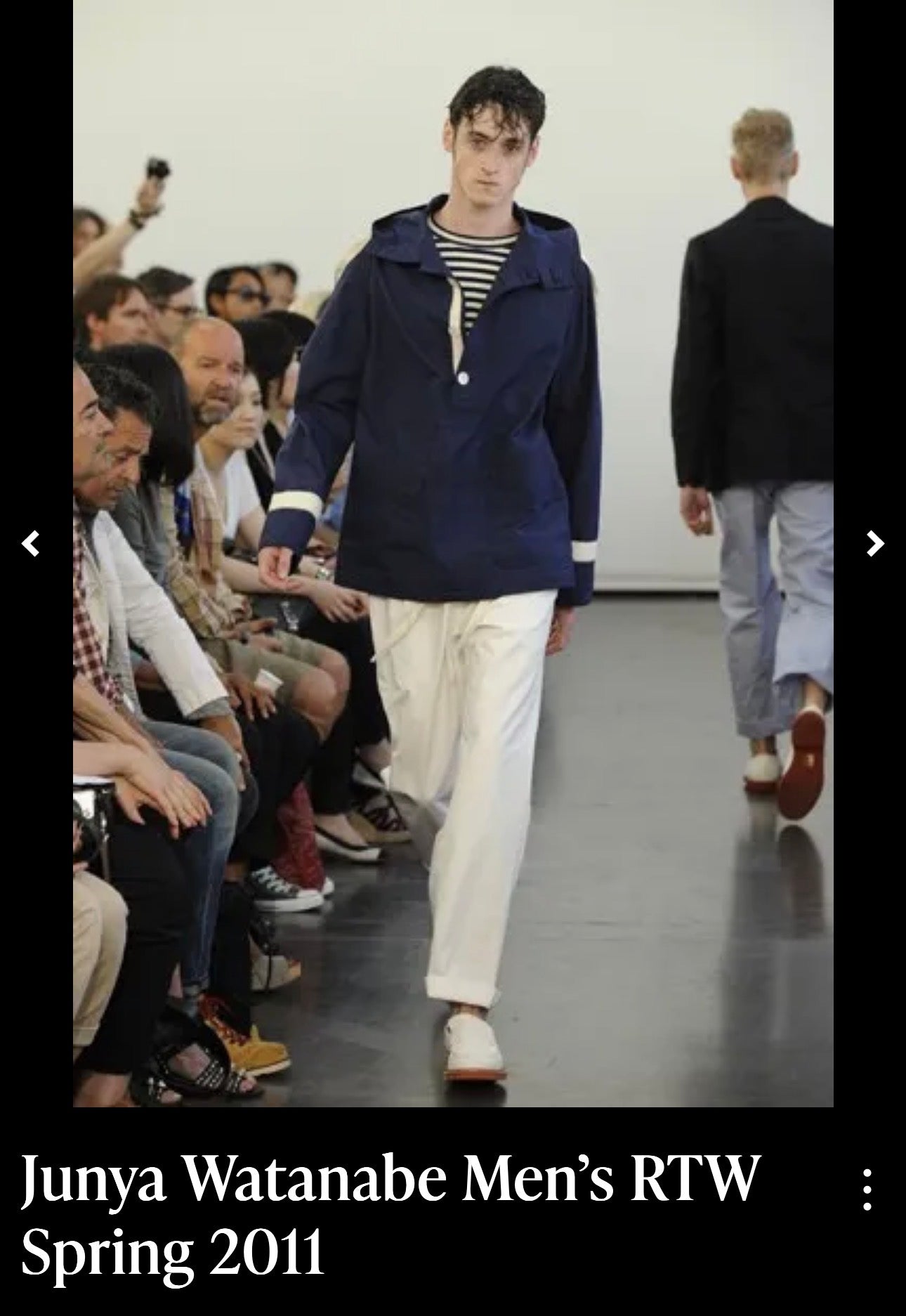 *Runway* Junya Watanabe MAN Comme des Garçons SS2011 Hooded Smock Jacket (S/M)