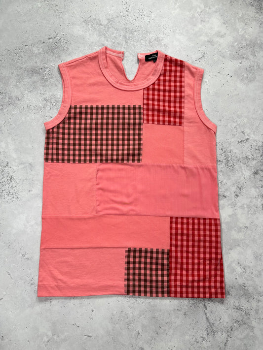 Comme des Garçons Tricot AD2012 Reconstructed Patchwork Vest Tank Top (S)