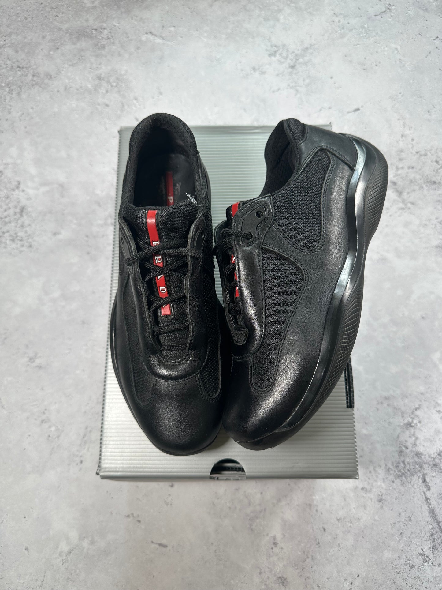 Prada America’s Cup Sneakers in Black (EU37.5, fits EU38.5-39 / UK5.5/6)