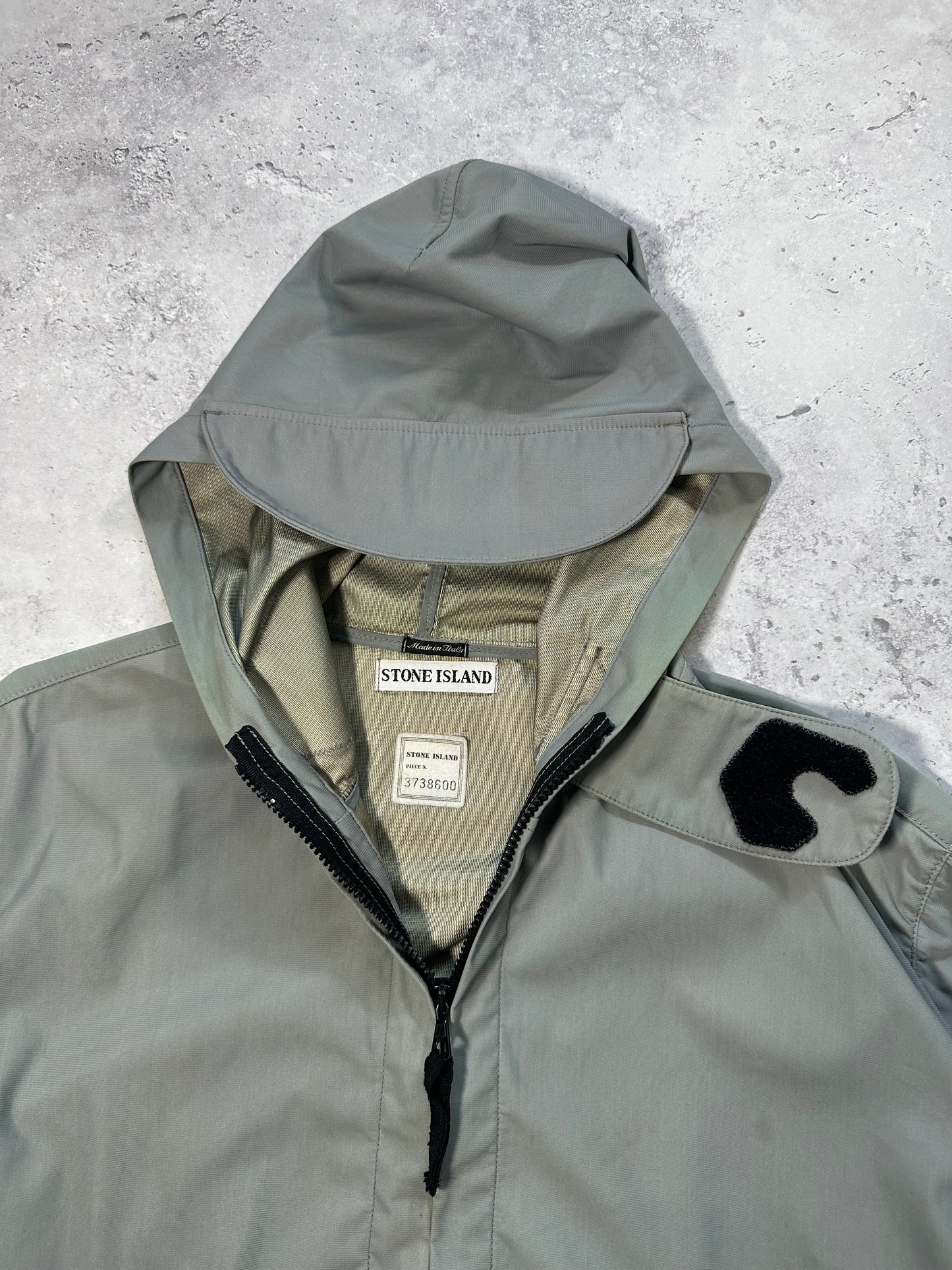 Stone Island 1997 Nylam Riot Mask Hooded Jacket (L/XL)