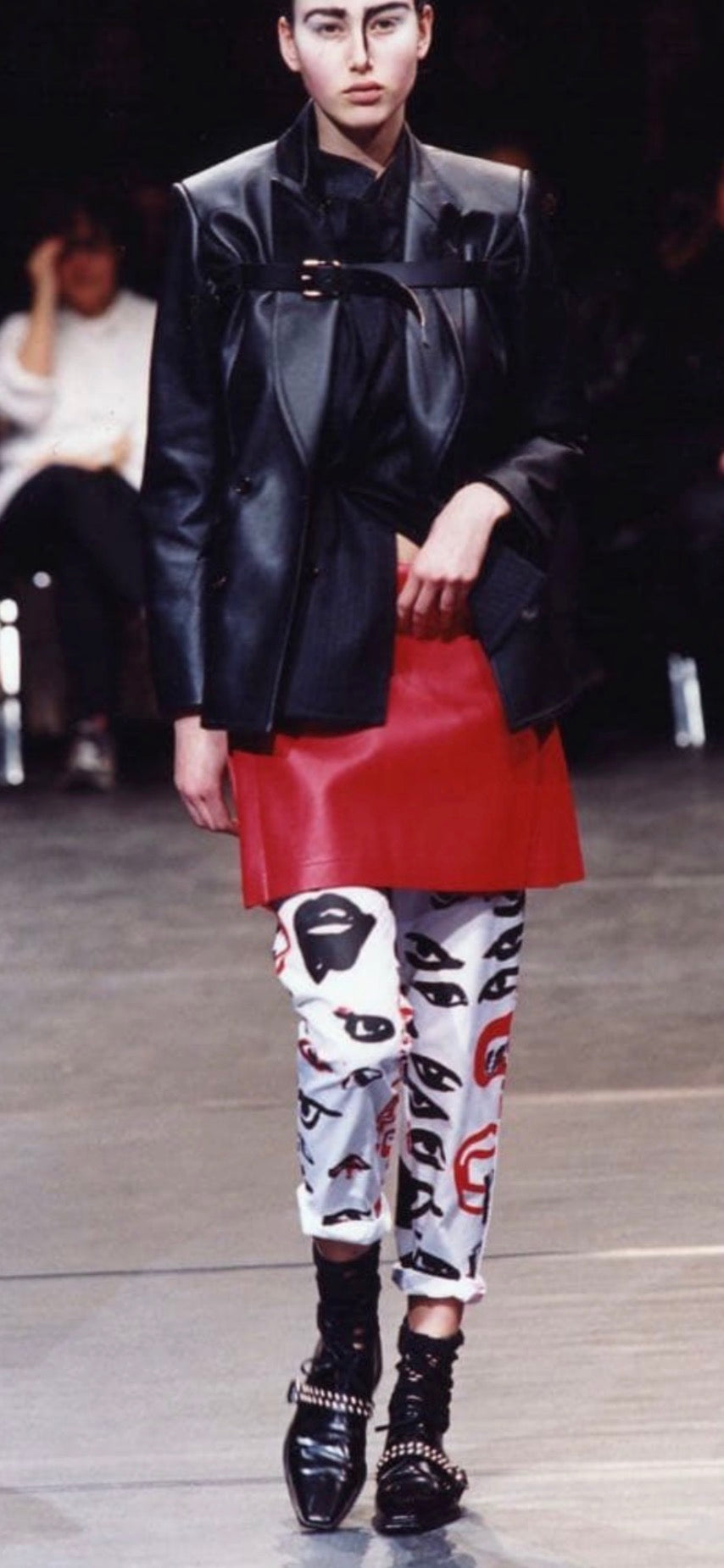*Runway* Comme des Garçons AD2000 Eye Print Trousers