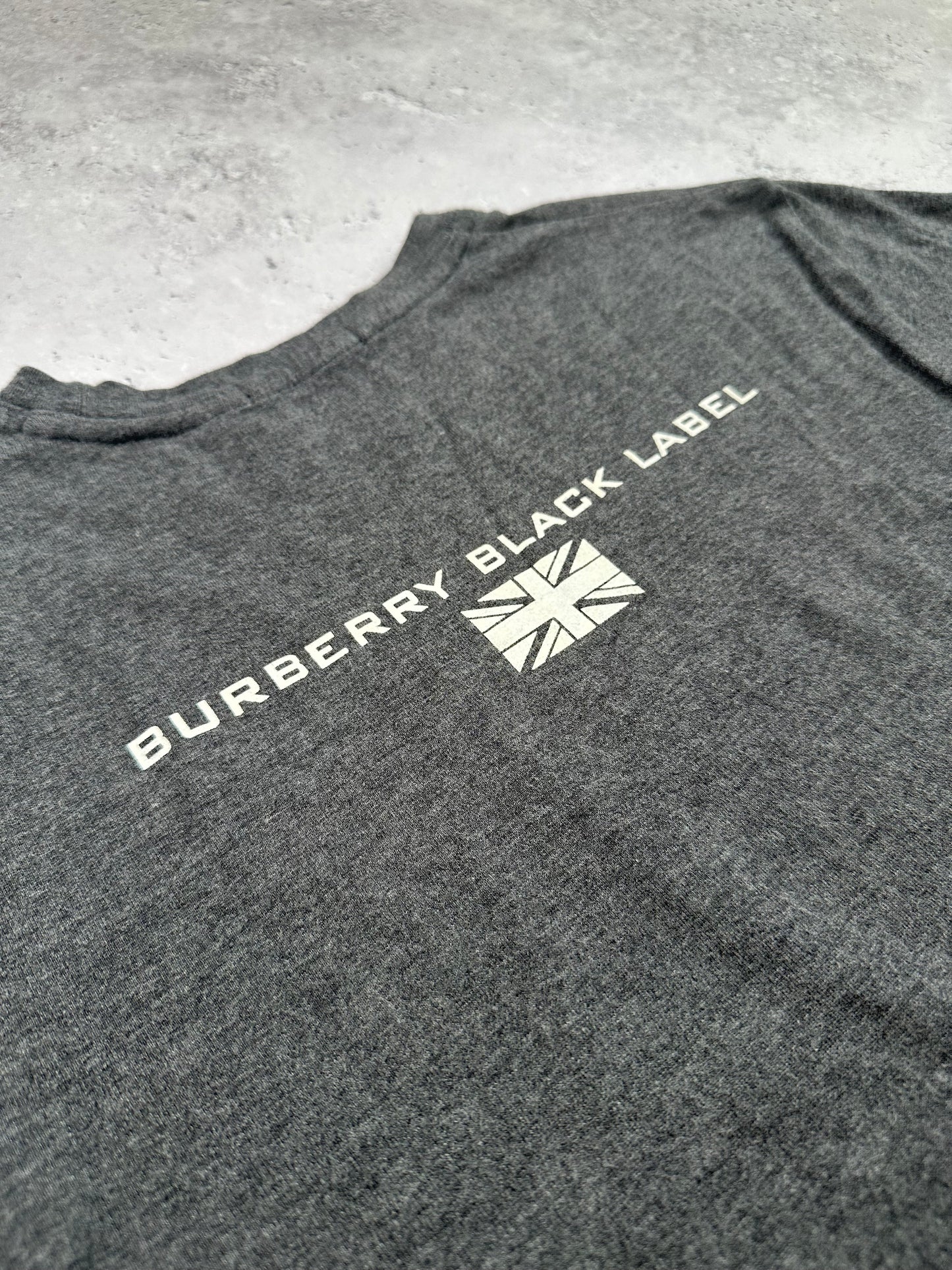 Burberry Black Label 2008 Union Jack Spellout Tshirt (S)